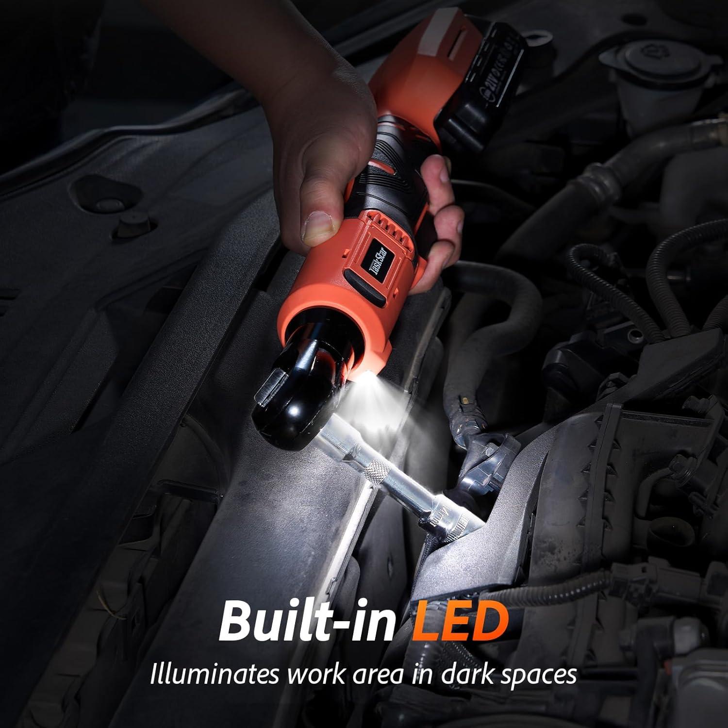 Llave de Carraca Eléctrica Inalámbrica Taskstar 3/8" 80 N.m