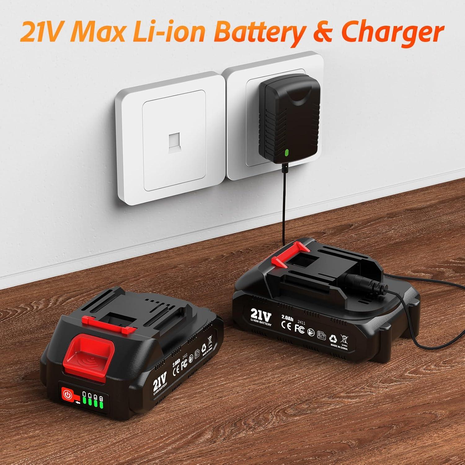 Llave de Carraca Eléctrica Inalámbrica Taskstar 3/8" 80 N.m