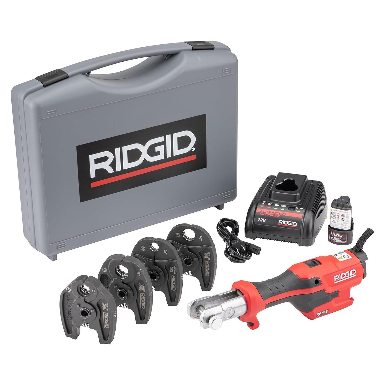 Mini Herramienta de Prensa RIDGID RP 115 con Batería 12V