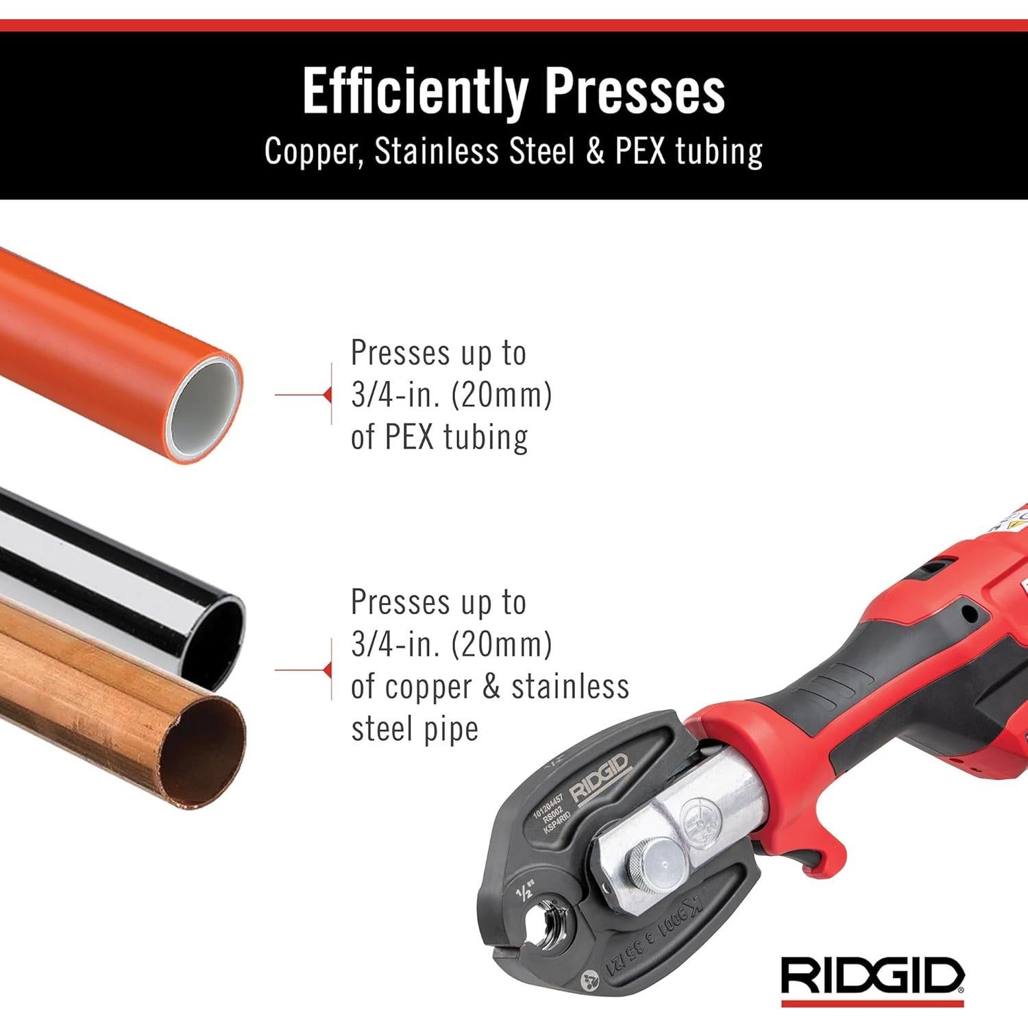 Mini Herramienta de Prensa RIDGID RP 115 con Batería 12V