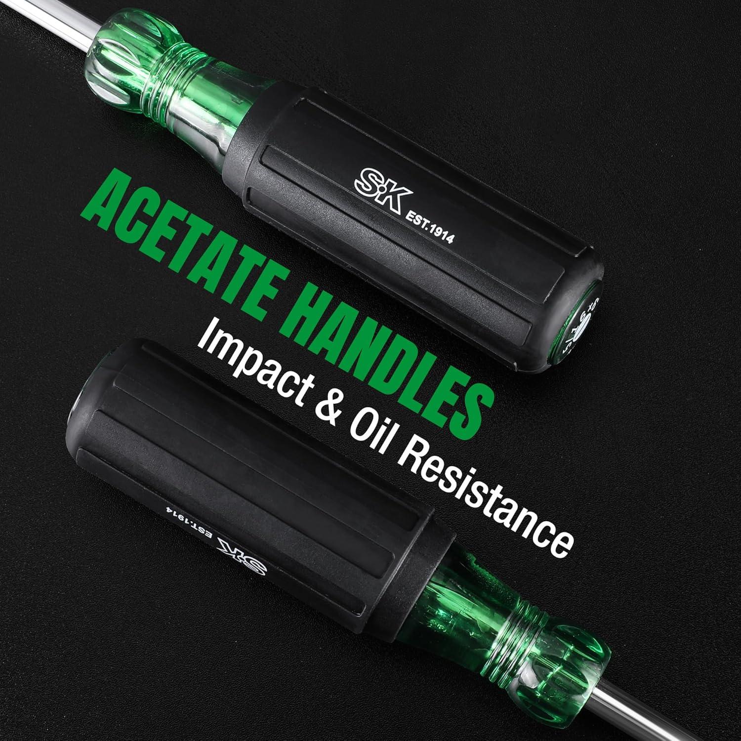 Juego de Destornilladores SK de 6 Piezas Acero S2 SureGrip