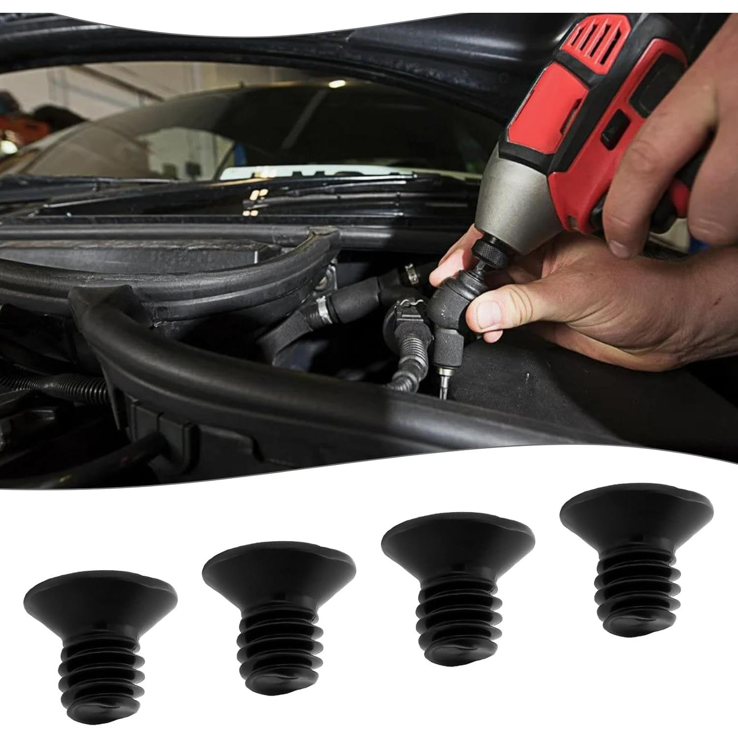 10 Tornillos de Cabeza Plana LT Easiyl M4 6mm Compatible Milwaukee