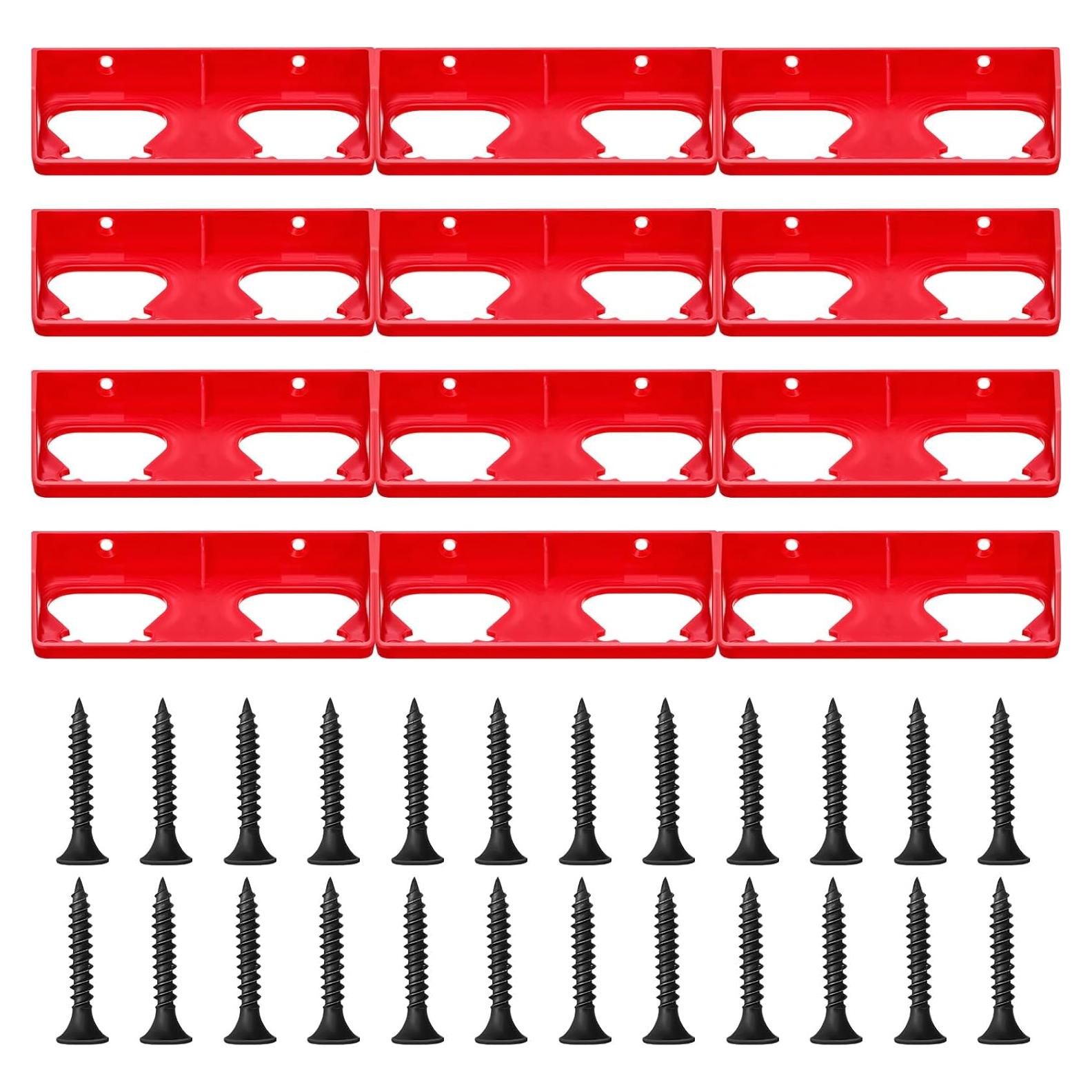 Soporte de Batería de 24 Ranuras Briwooody 12V Montaje en Pared