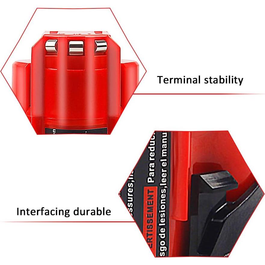 Batería de Reemplazo Waitley 12V 3.0Ah Li-Ion Compatible Milwaukee