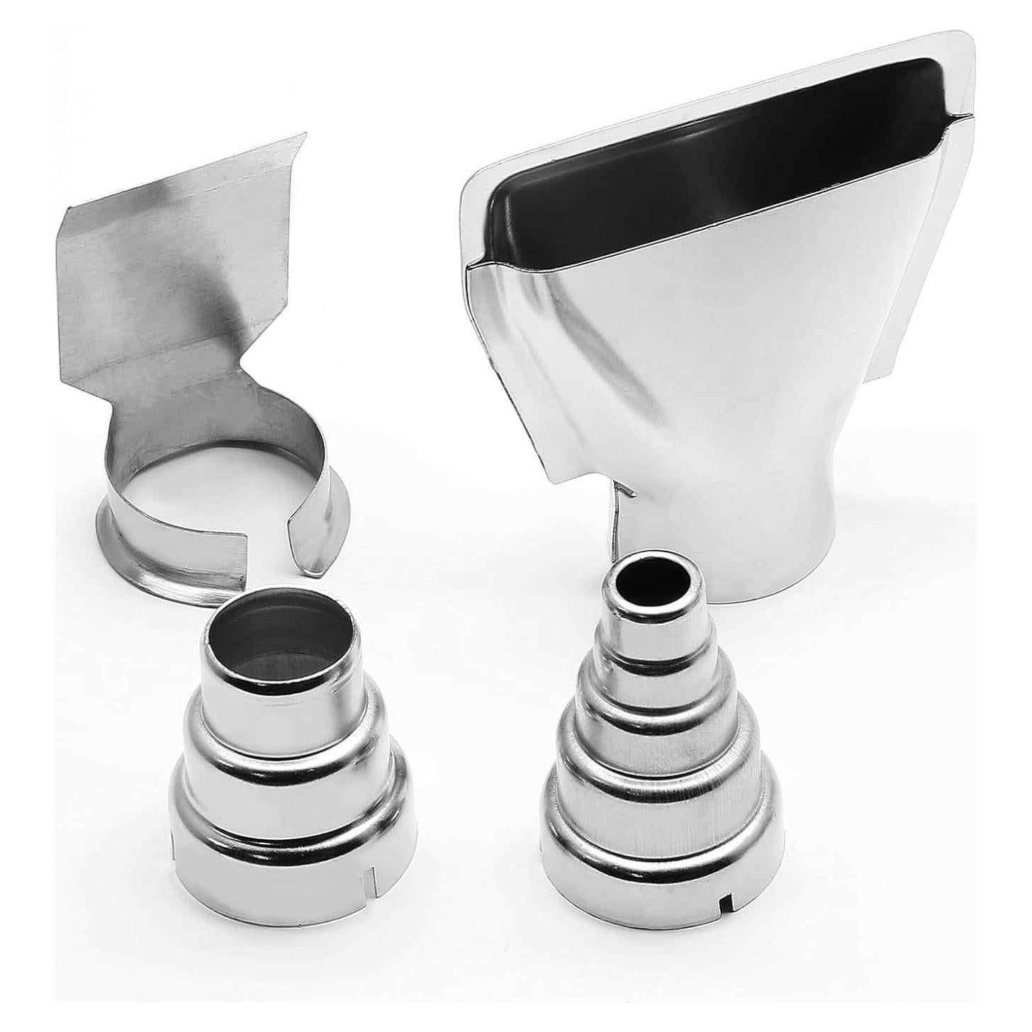 Kit de Boquillas para Pistola de Calor 4 Pcs 35mm Acero Inoxidable