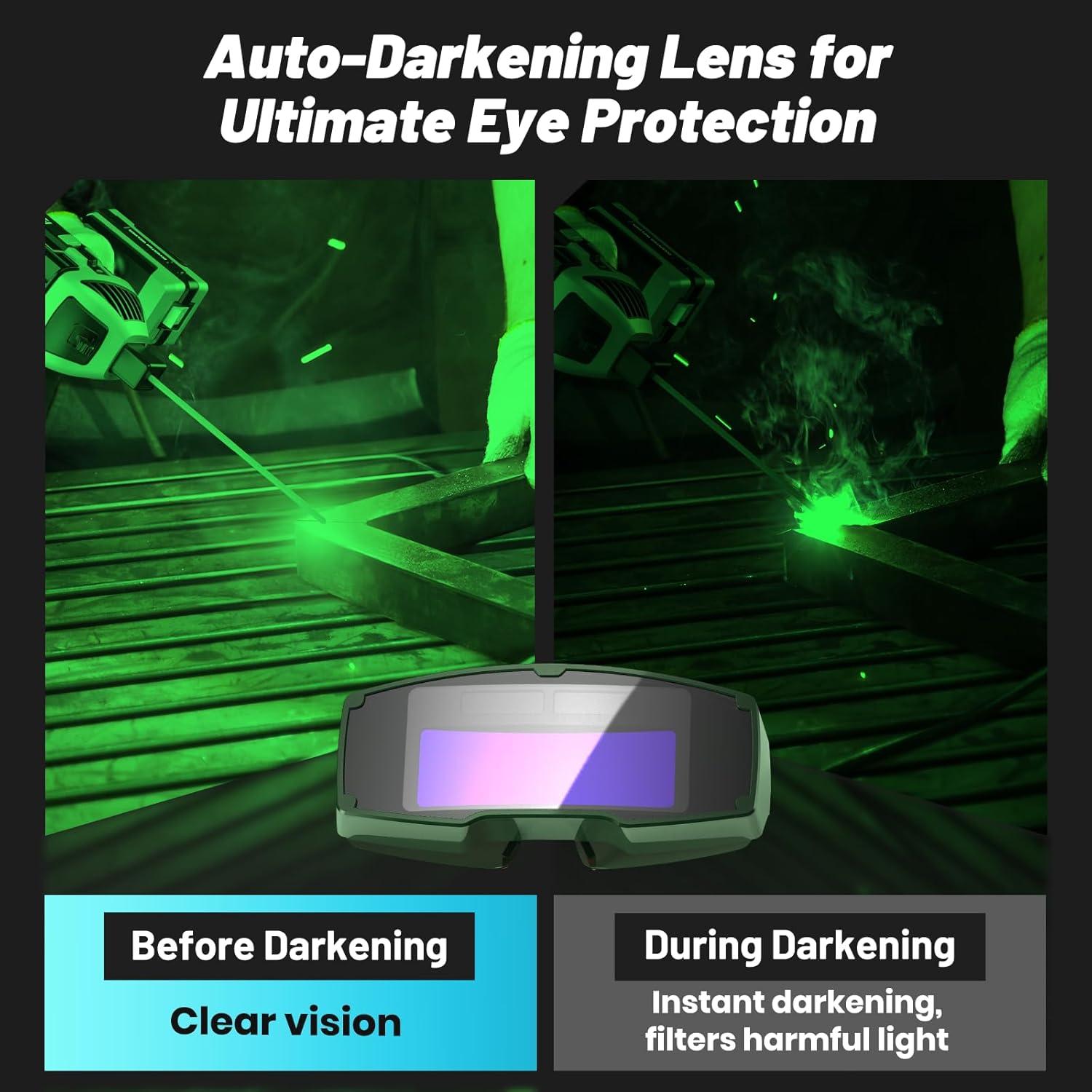 Máquina de Soldadura Portátil Faiuot 110V 20-120Amp con Gafas