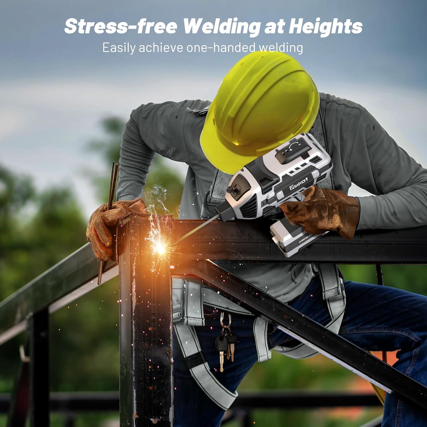 Máquina de Soldadura Portátil Faiuot 110V 20-120Amp con Gafas