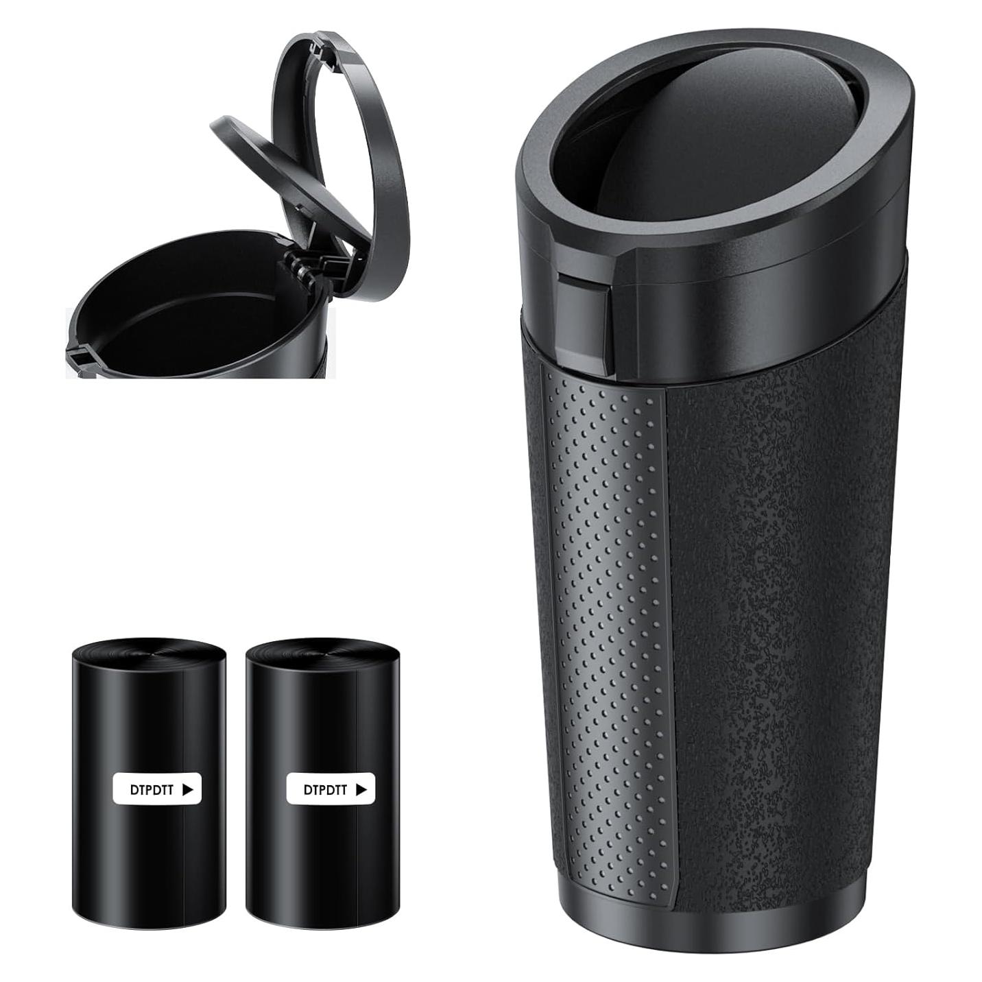 Bote de Basura para Coche DTPDTT Mini con Tapa y 80 Bolsas