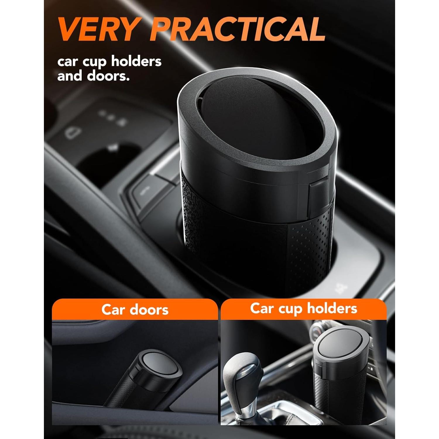 Bote de Basura para Coche DTPDTT Mini con Tapa y 80 Bolsas