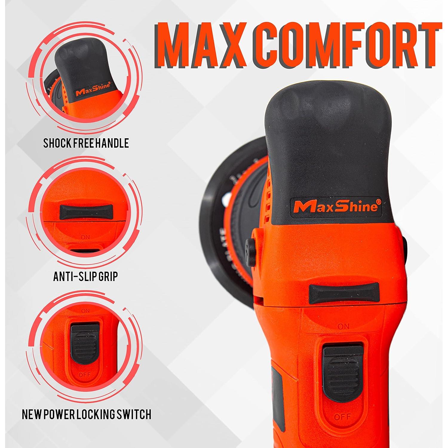 Pulidora Doble Acción Maxshine M8S V2 1000W 6 Velocidades