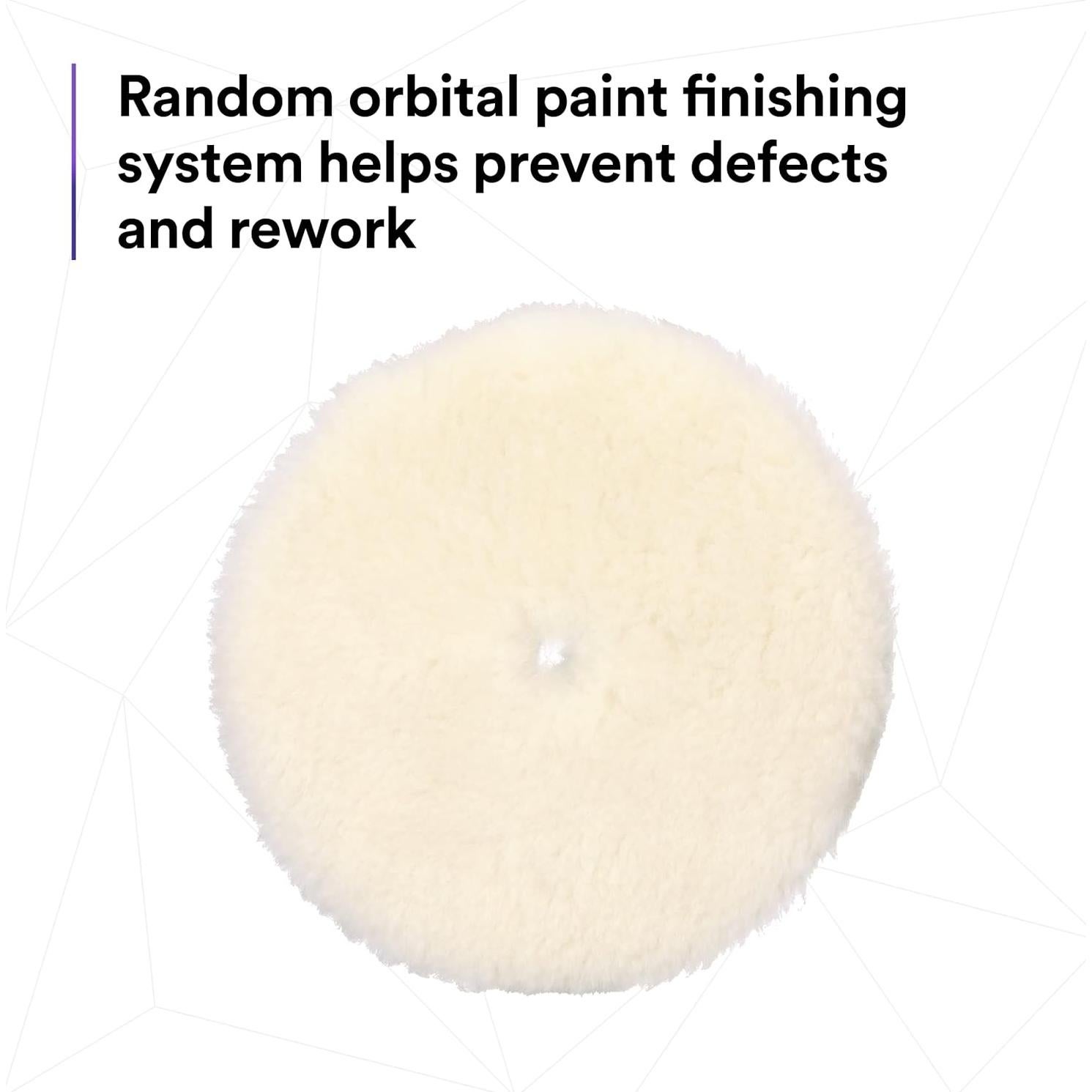 Almohadilla de Lana 3M Perfect-It 130 mm Mediana para Pulido