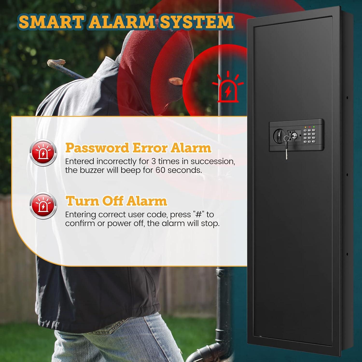 Caja Fuerte a Prueba de Fuego GHJGAGE 110.49 cm Pared Digital