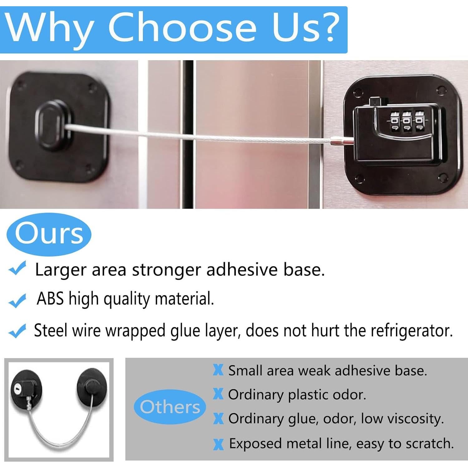 Cerradura de Refrigerador Yeya para Niños - Instalación Fácil