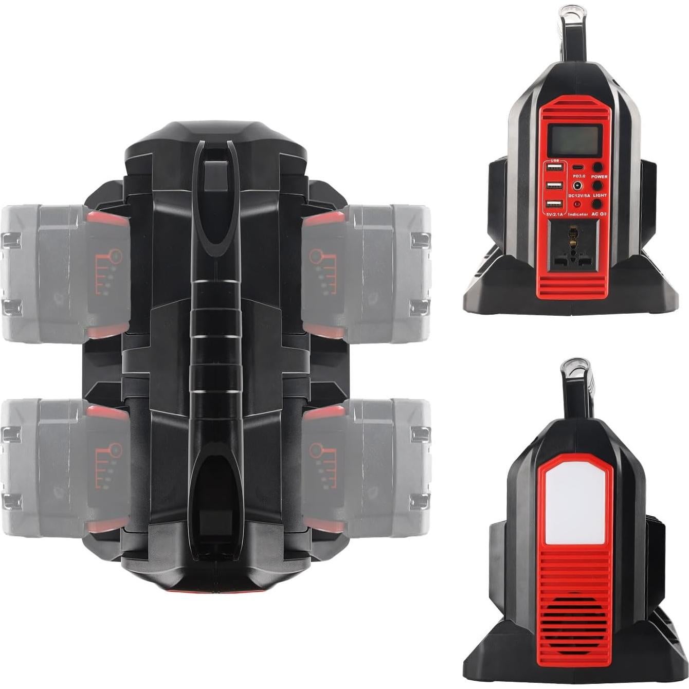 Inversor de Potencia Gerttilyon M18 18V 350W Onda Sinusoidal Pura