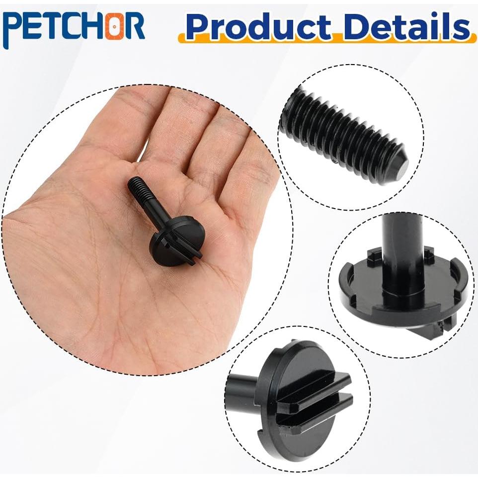 Tornillos de Reemplazo para Almohadilla Milwaukee 06-75-0025 - 2 Pcs