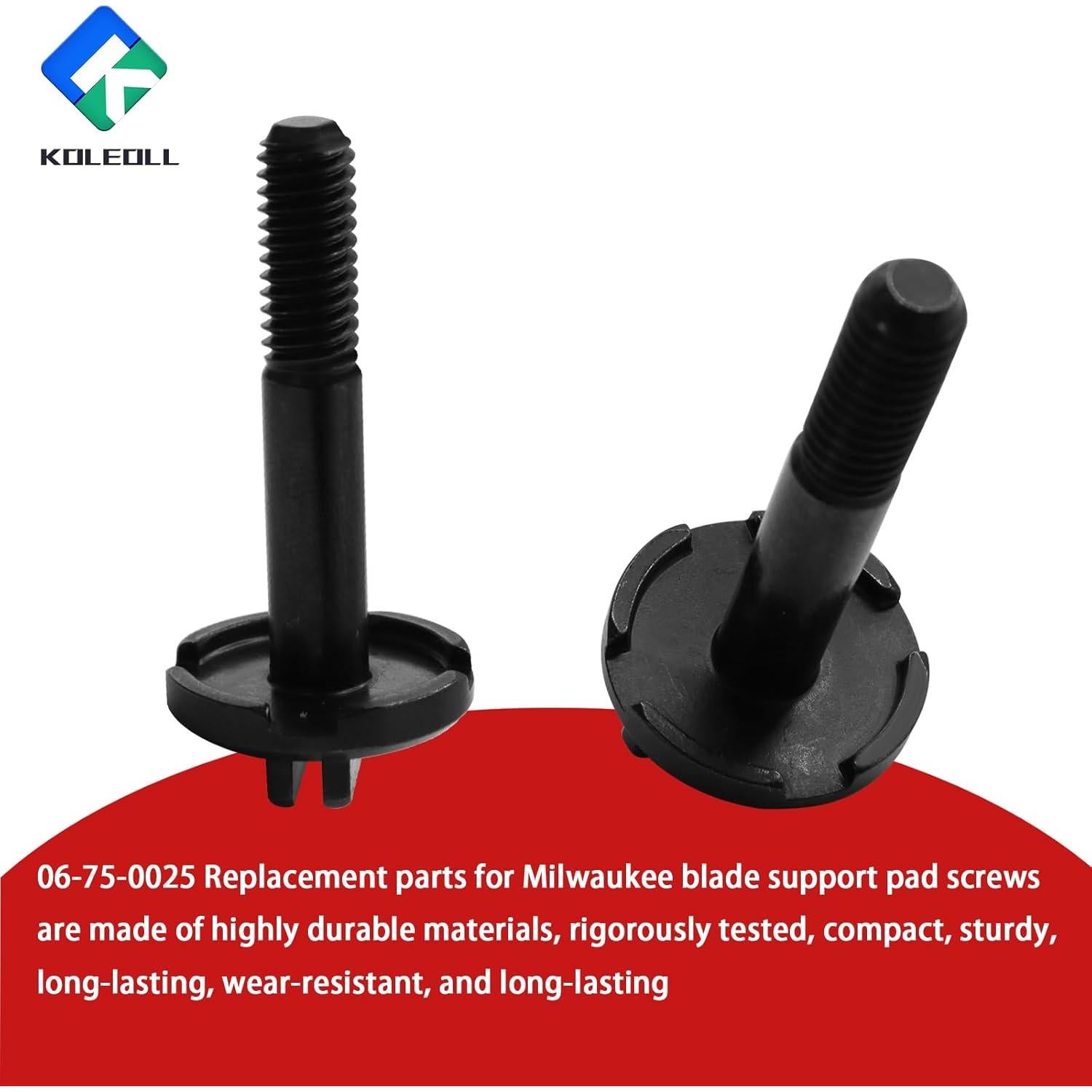 Tornillo de Base de Hoja KOLEOLL 06-75-0025 40mm Compatible Milwaukee M18