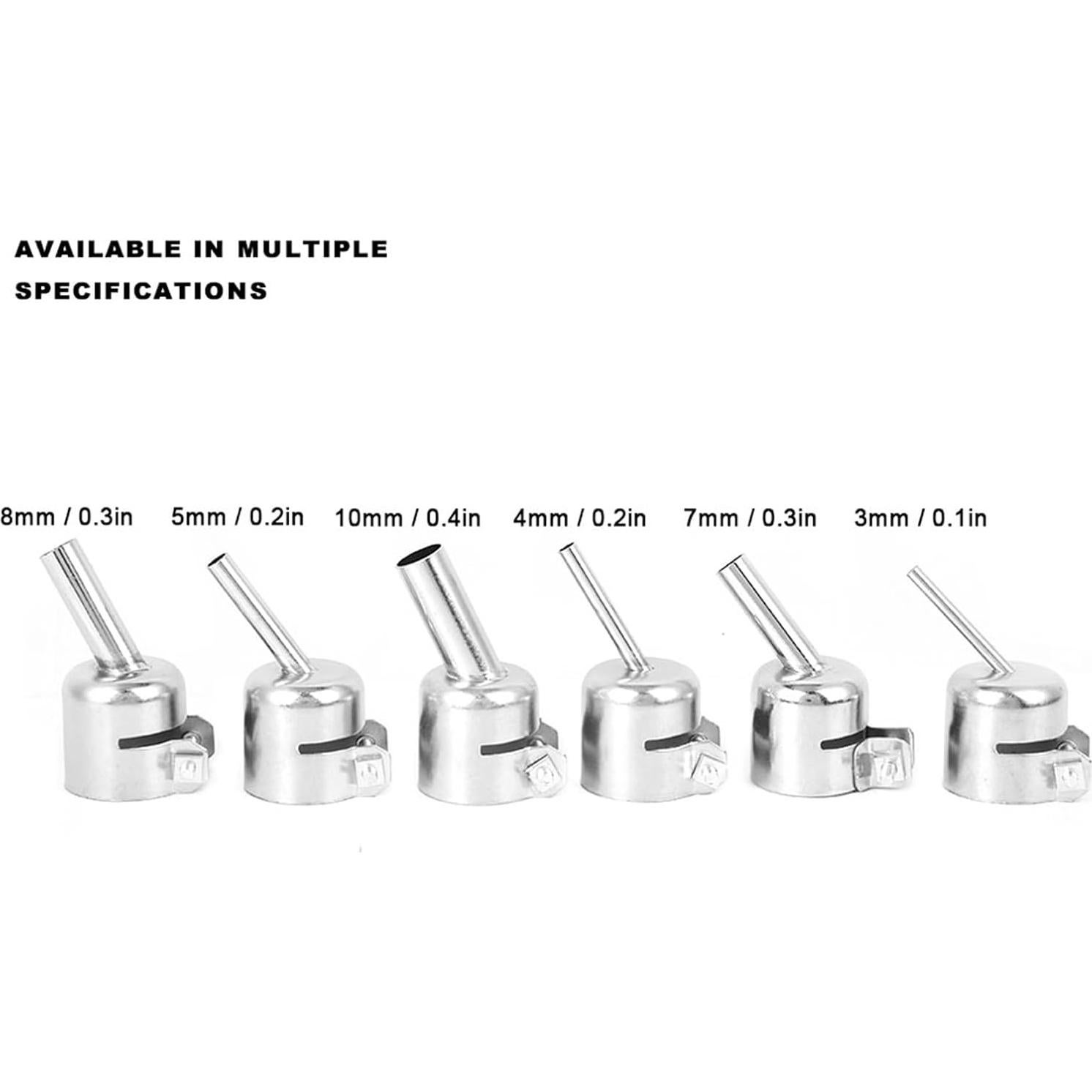 6 Boquillas Oblicuas para Pistola de Aire Caliente Chazcool
