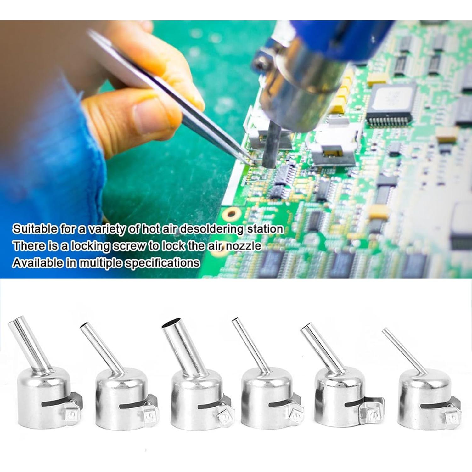 6 Boquillas Oblicuas para Pistola de Aire Caliente Chazcool