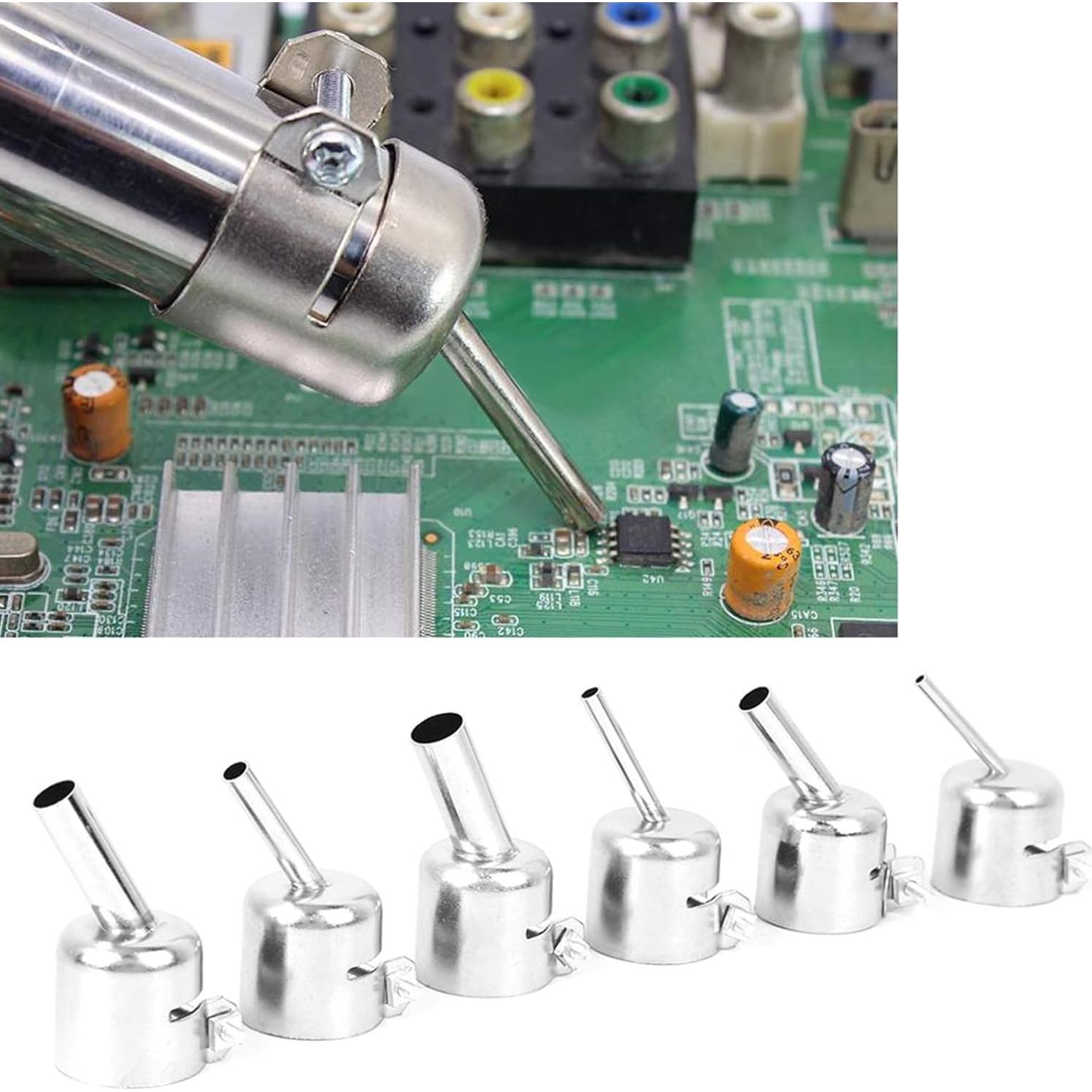 6 Boquillas Oblicuas para Pistola de Aire Caliente Chazcool