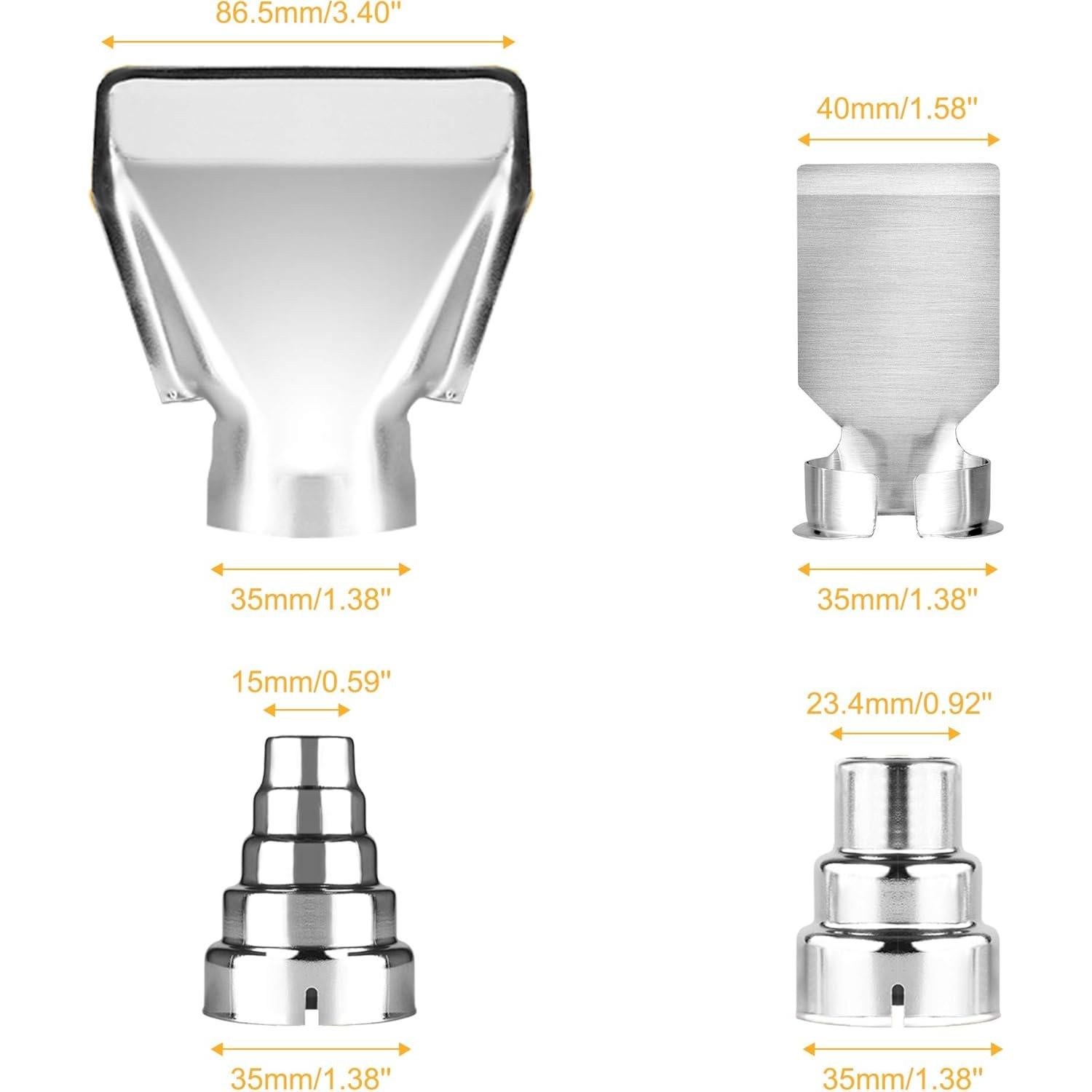 Kit de Boquillas para Pistola de Calor SEEKONE 7 Piezas 35mm