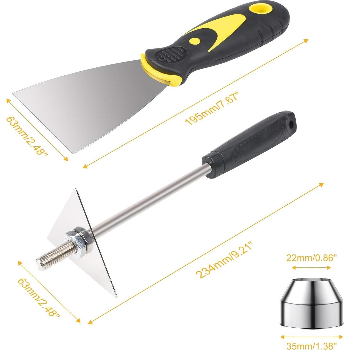 Kit de Boquillas para Pistola de Calor SEEKONE 7 Piezas 35mm