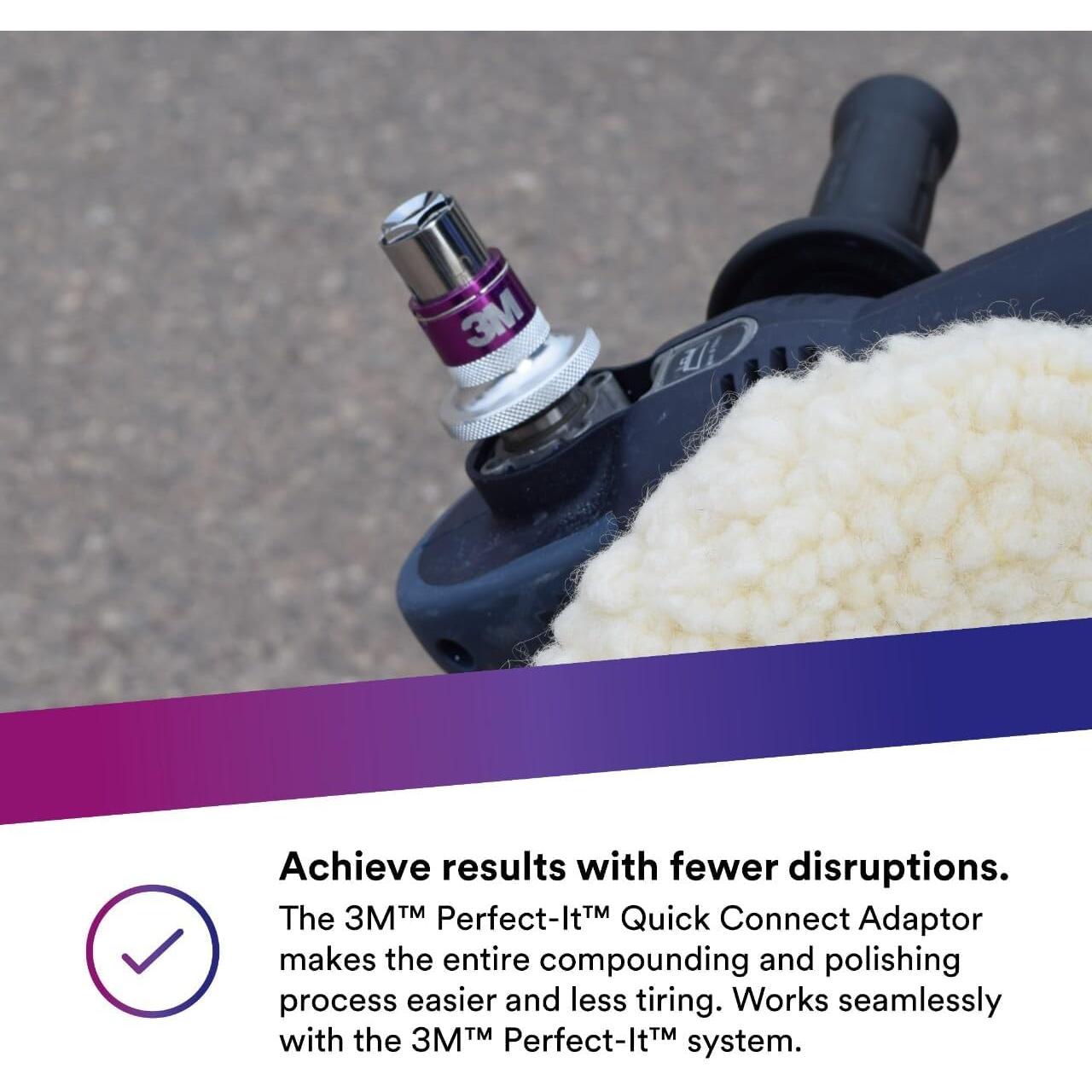 Adaptador de Conexión Rápida 3M Perfect-It 05752 1.59 cm