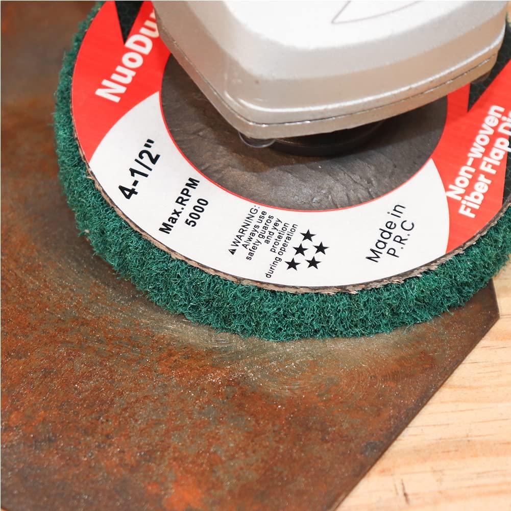 Discos de Aleta de 10 Pcs 180 y 320 Granos 11.4 cm NuoDun