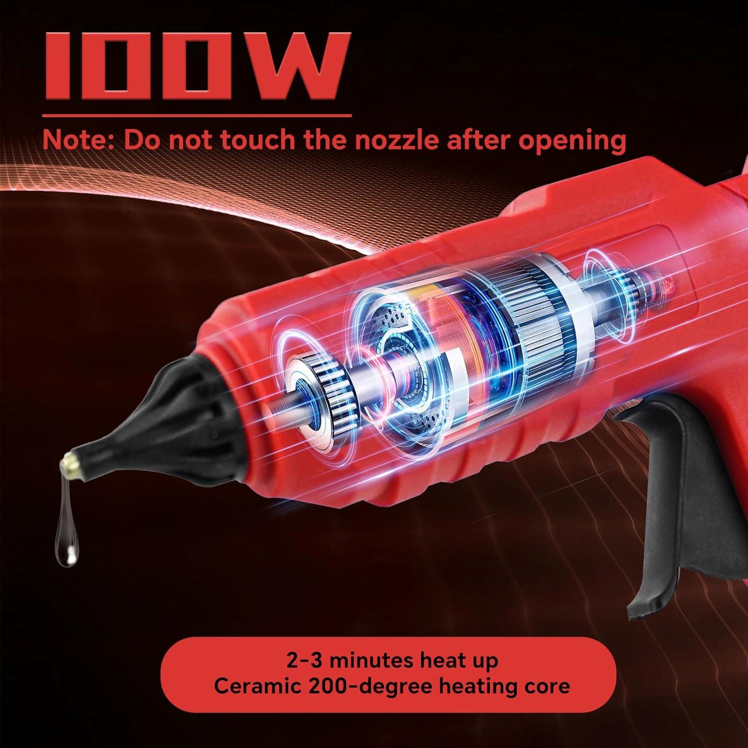 Pistola de Pegamento Caliente Inalámbrica IOHBThe 20V Rápido