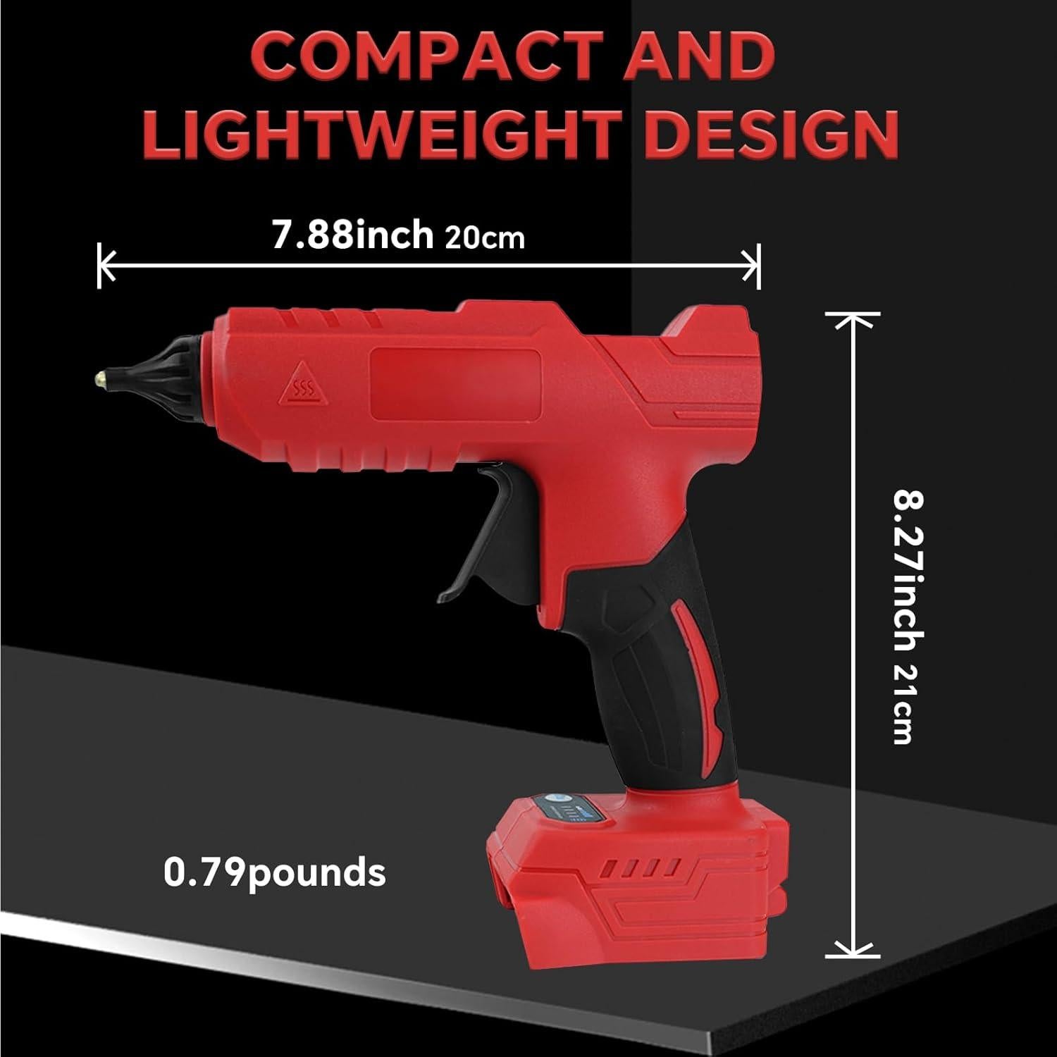 Pistola de Pegamento Caliente Inalámbrica IOHBThe 20V Rápido