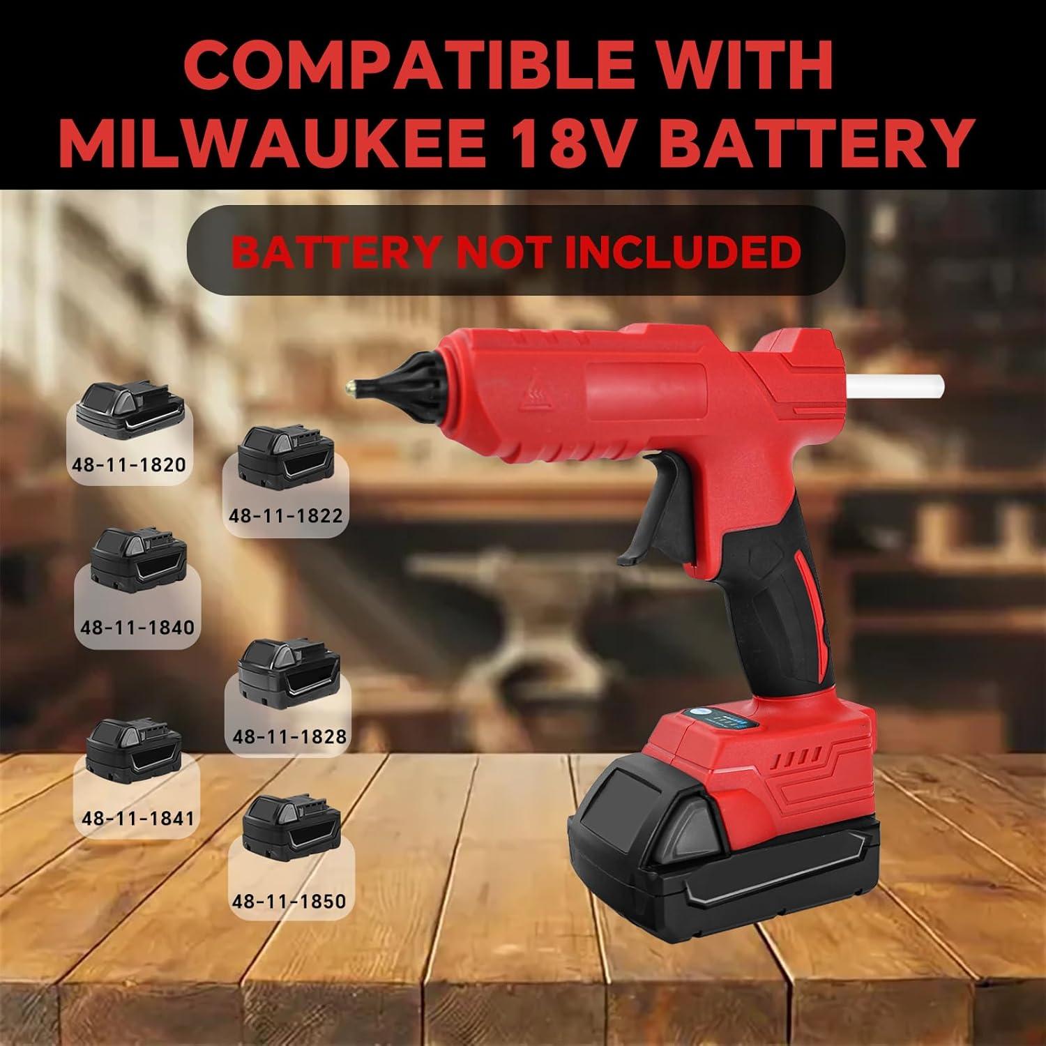 Pistola de Pegamento Caliente Inalámbrica IOHBThe 20V Rápido