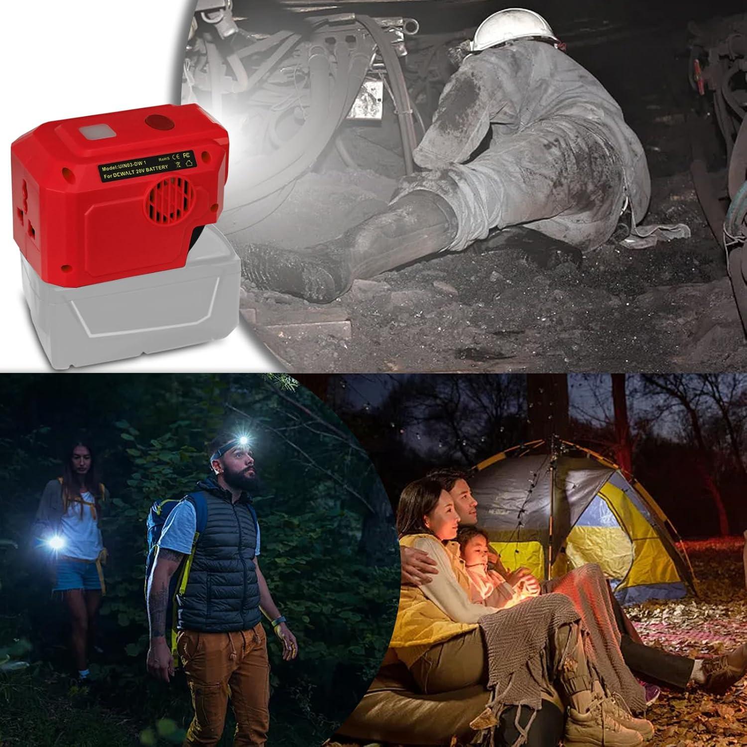 Inversor de Potencia 200W Milwaukee M18B con USB y LED