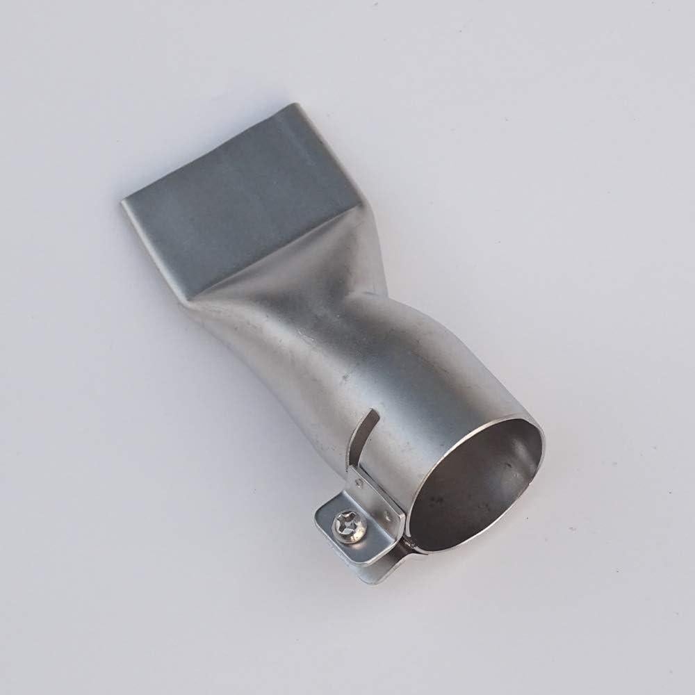 Boquilla Plana de 40mm Acero Inoxidable para Soldador de Plástico