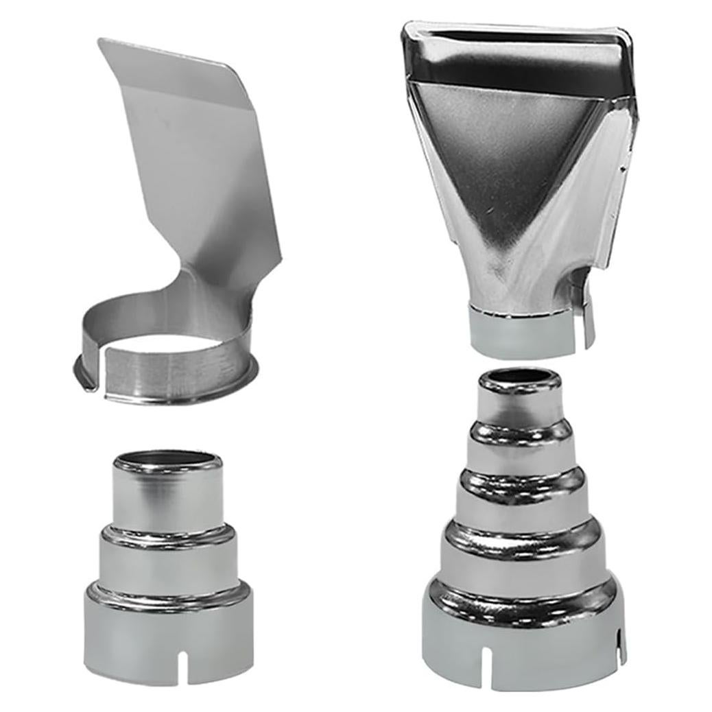 Kit de 4 Boquillas para Pistola de Calor Wvapzwr - Acero Inoxidable