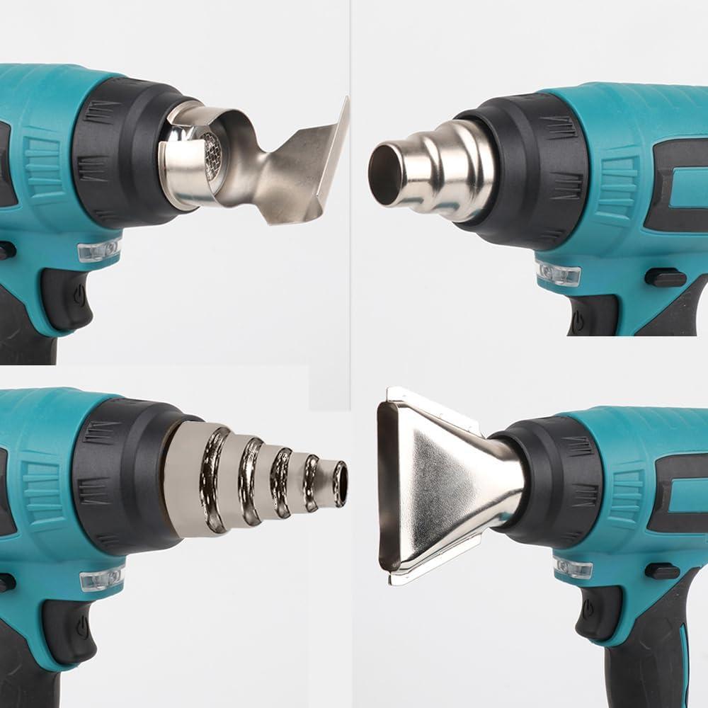 Kit de 4 Boquillas para Pistola de Calor Wvapzwr - Acero Inoxidable