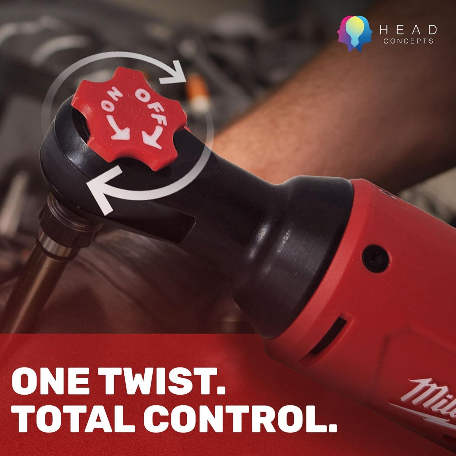 Interruptor de Trinquete Magnético Head Concepts para Milwaukee M12 - Paquete de 2