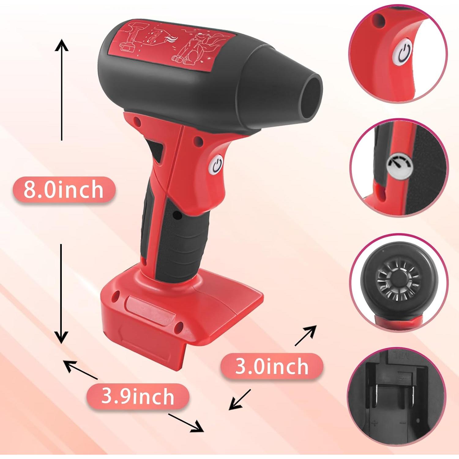 Mini Ventilador Inalámbrico TPDL 18V 130000RPM Ajustable