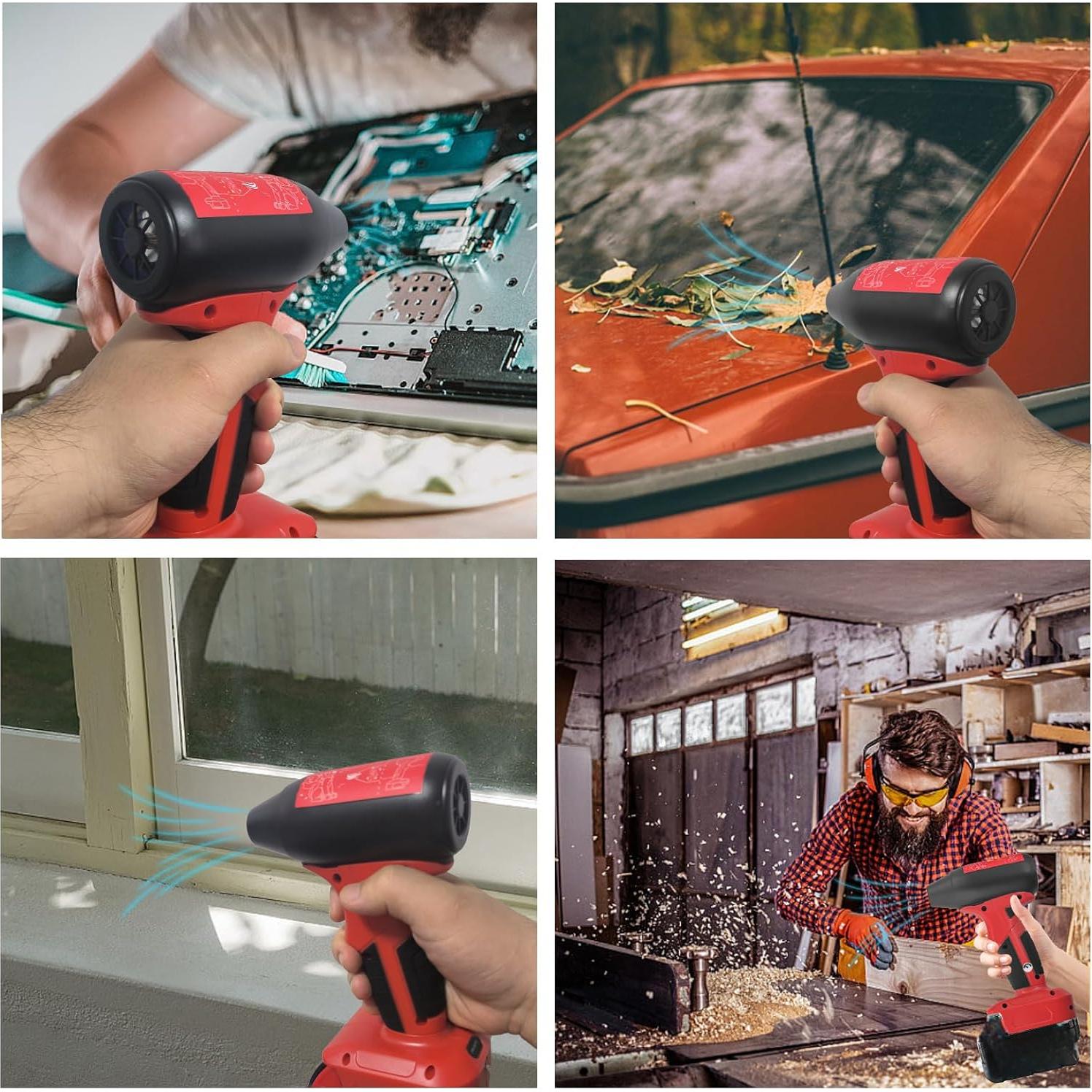 Mini Ventilador Inalámbrico TPDL 18V 130000RPM Ajustable