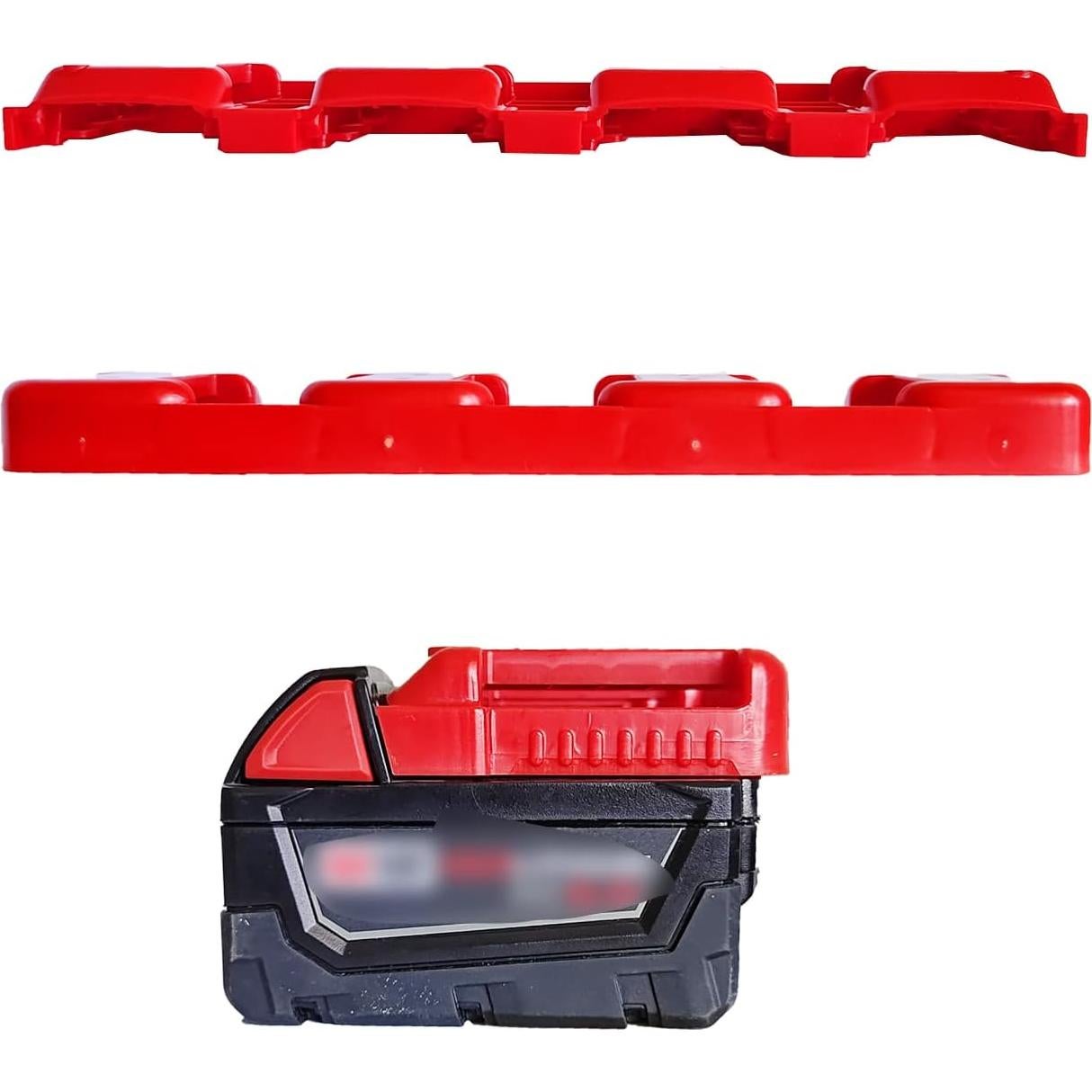 Soporte Organizador de Baterías Plástico WOLGNKI para Milwaukee M12/M18