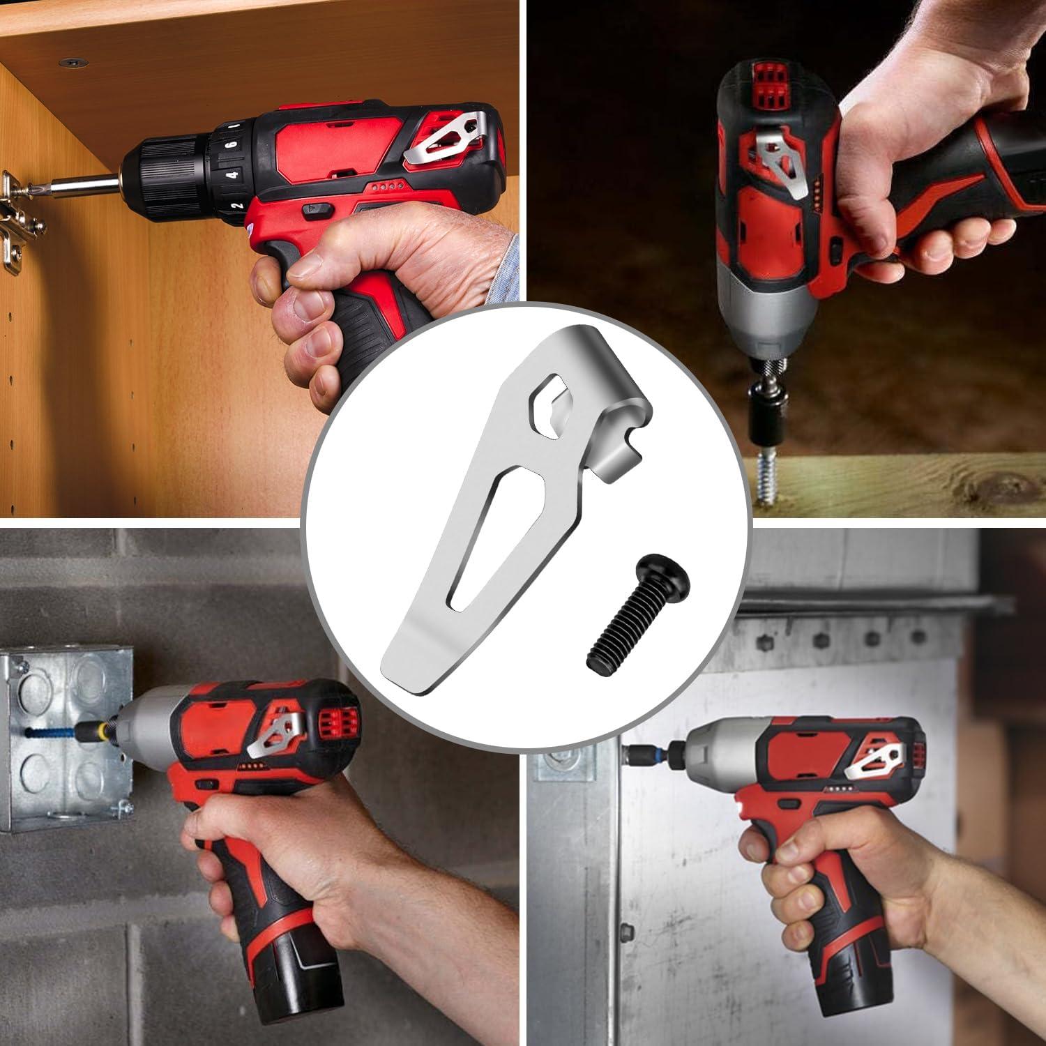 Kit de Clips de Cinturón Milwaukee M12 12V - 4 Piezas