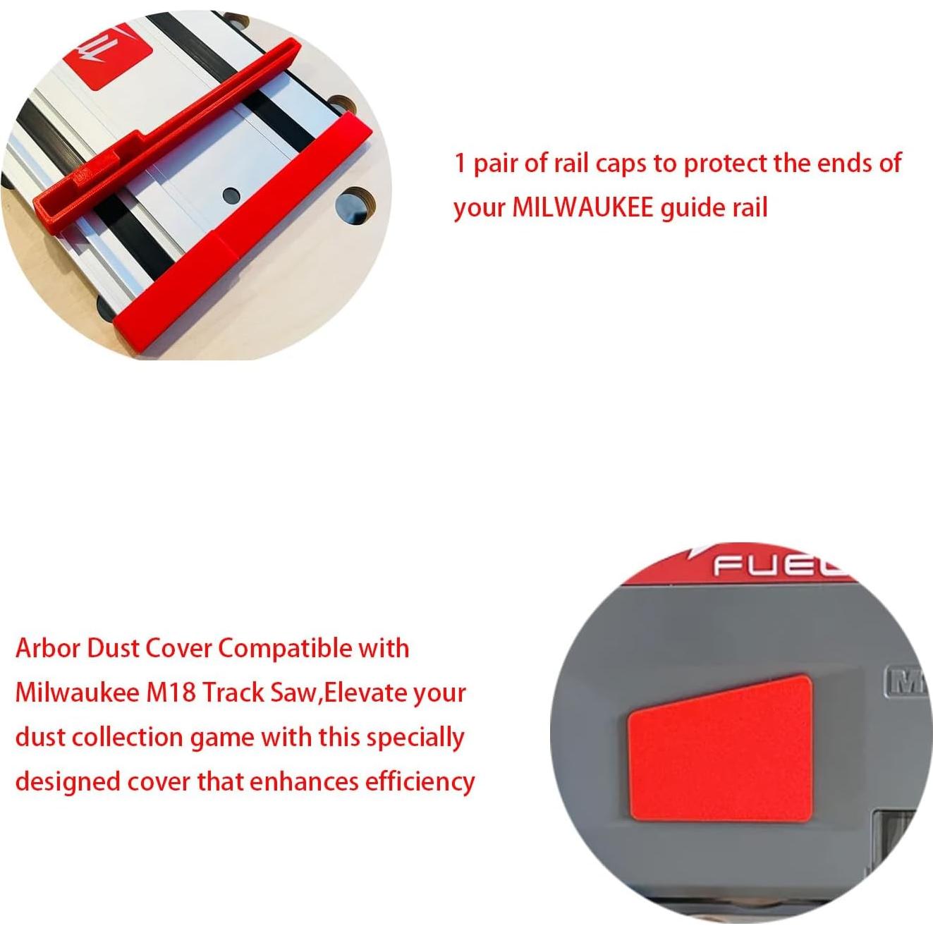 Accesorios para Sierra de Carriles Milwaukee M18 - Cubierta y Tapas