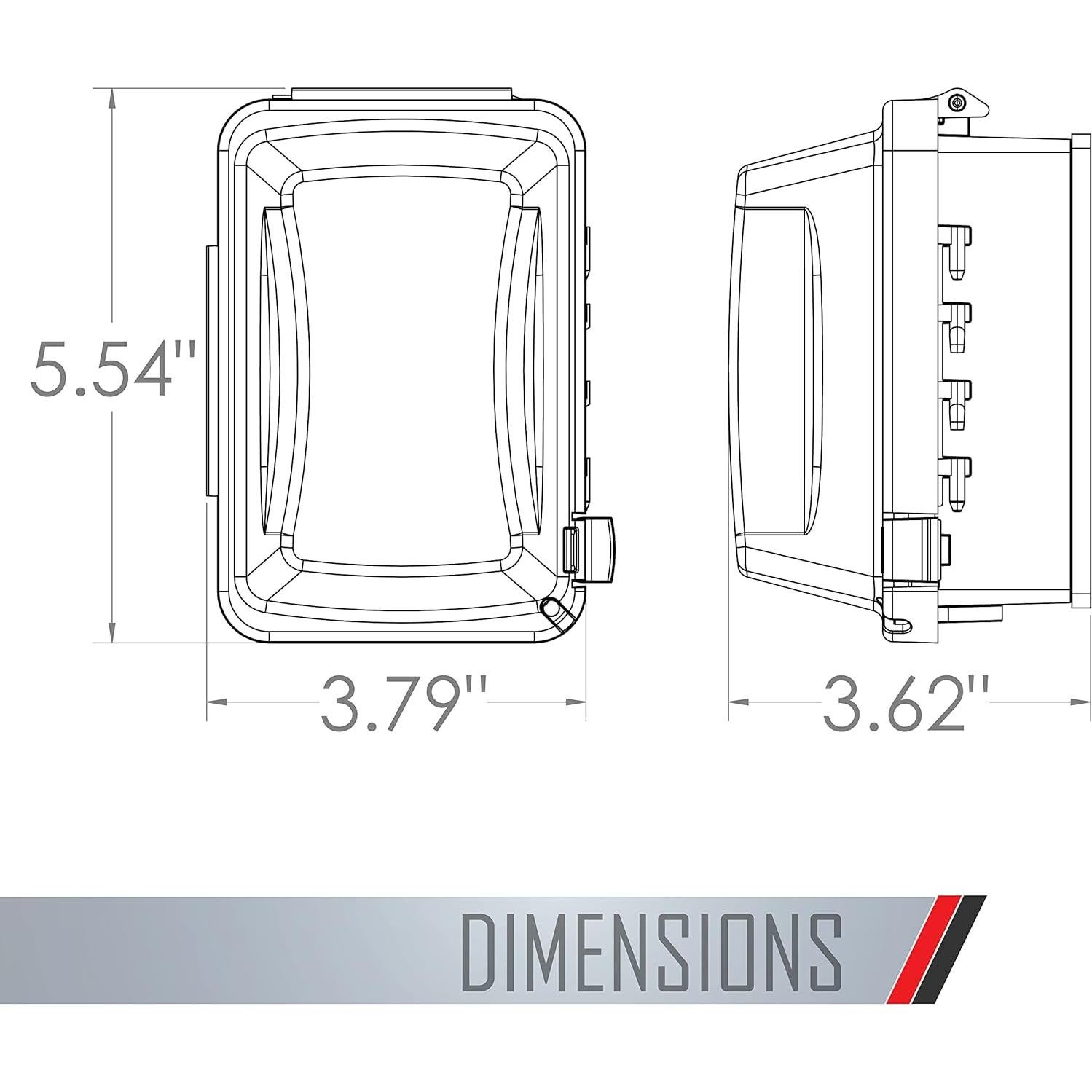 Cubierta a Prueba de Climas TayMac MM510C 1-Gang Transparente