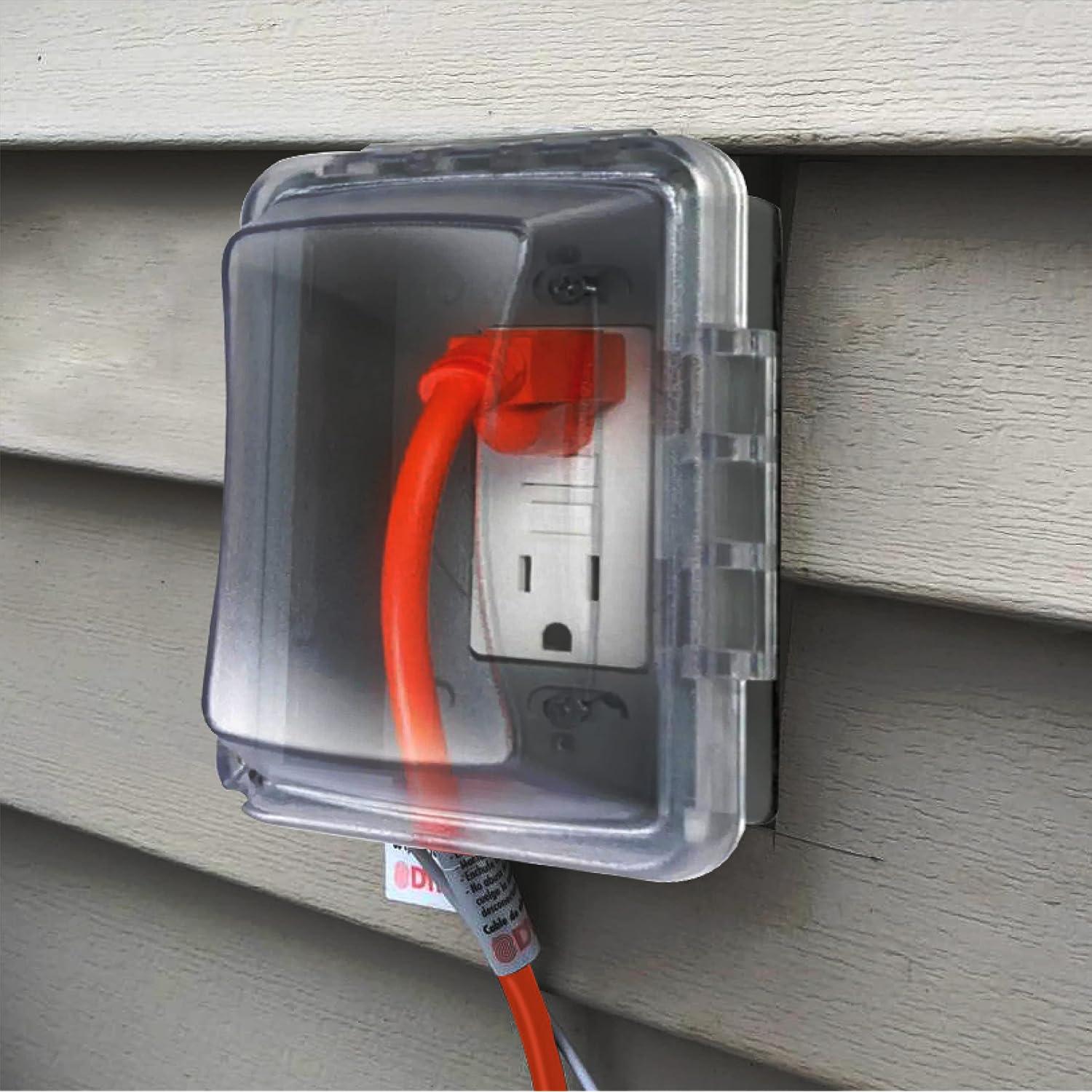 Cubierta a Prueba de Climas TayMac MM510C 1-Gang Transparente