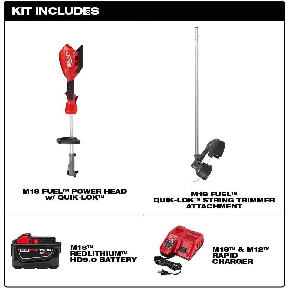 Cortadora de Hilo Inalámbrica Milwaukee M18 Fuel 40.64 cm