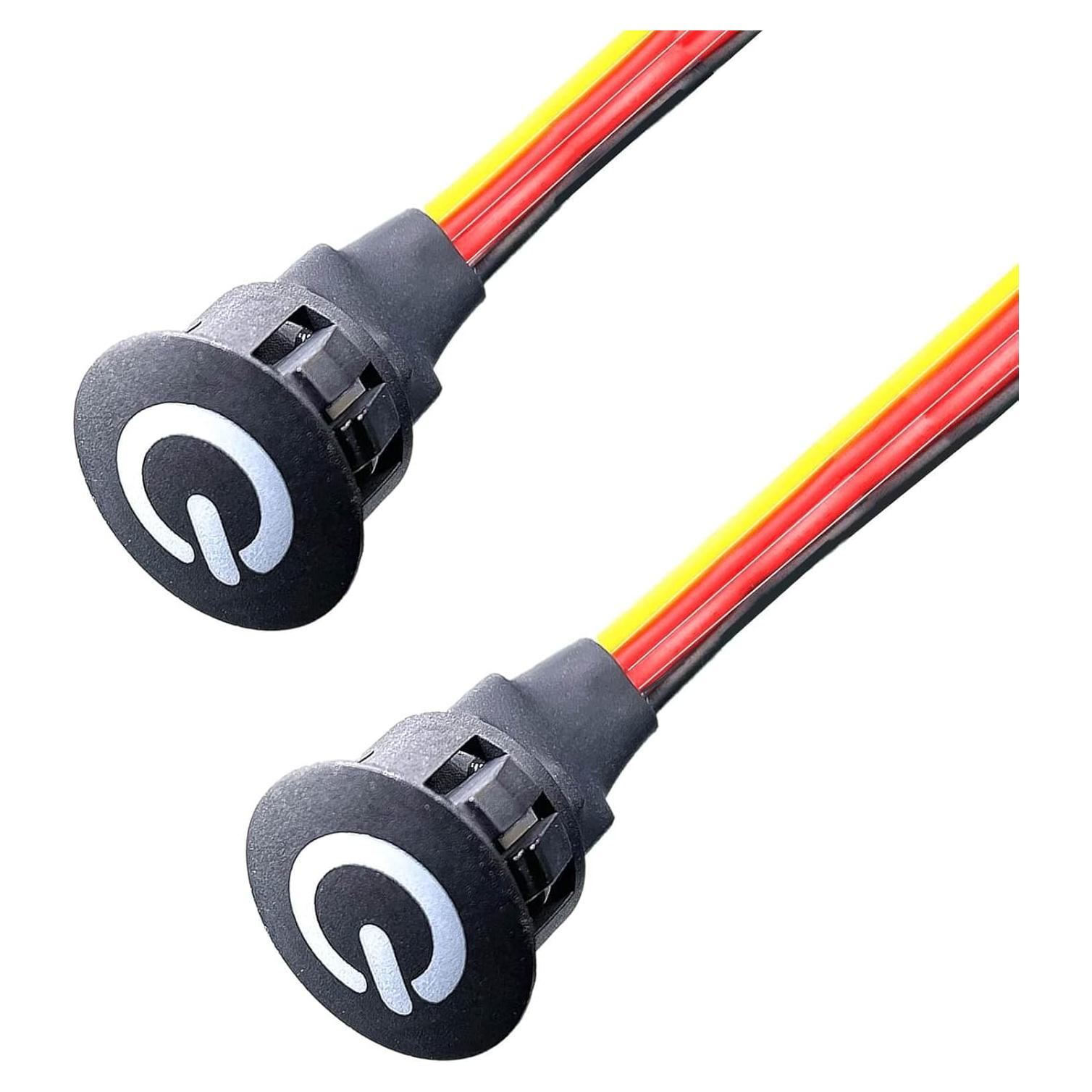 Interruptor Regulador Táctil LED 12V LDCRE-3 2 Pack Negro