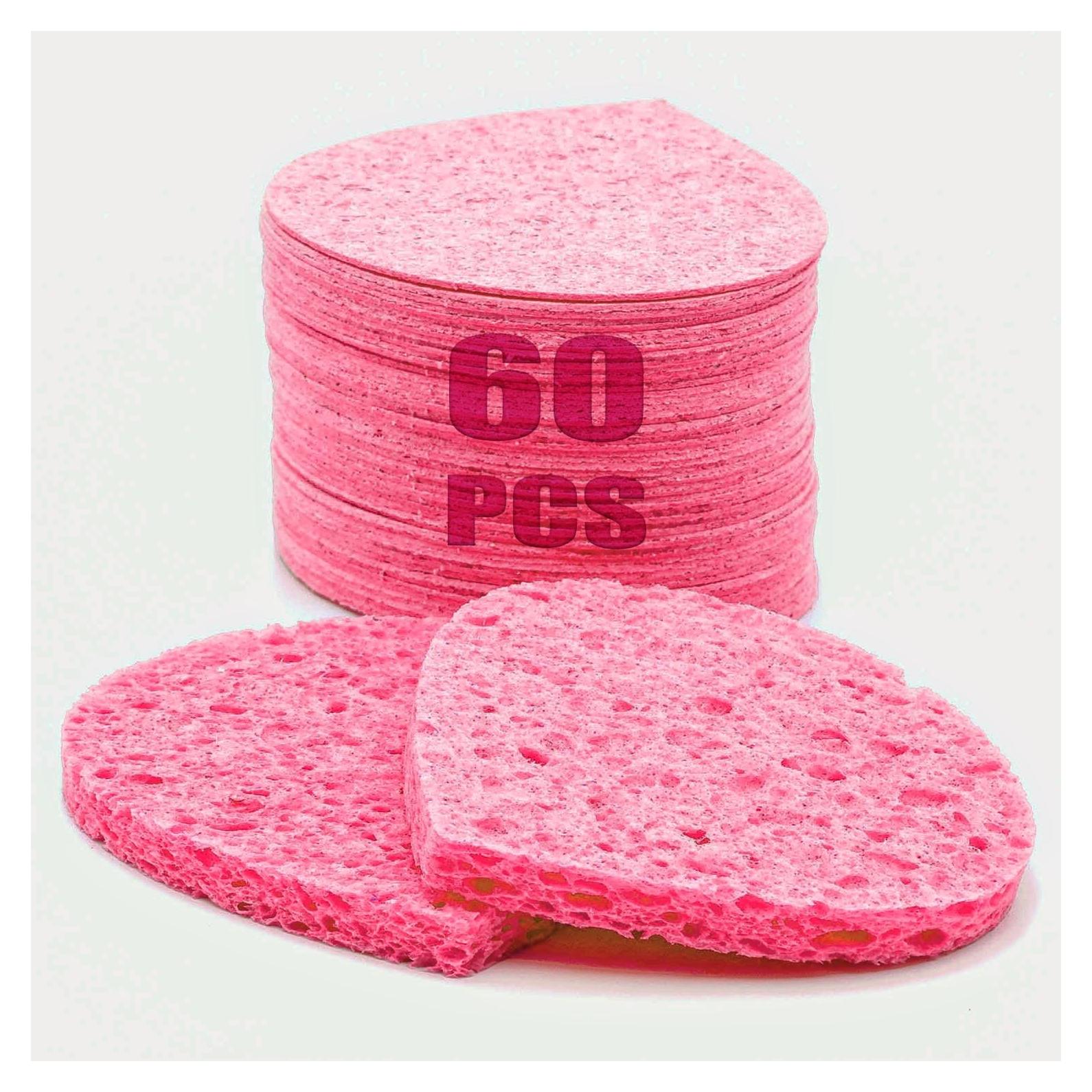 Esponjas Faciales Comprimidas GreenBoll 60 Unidades Naturales