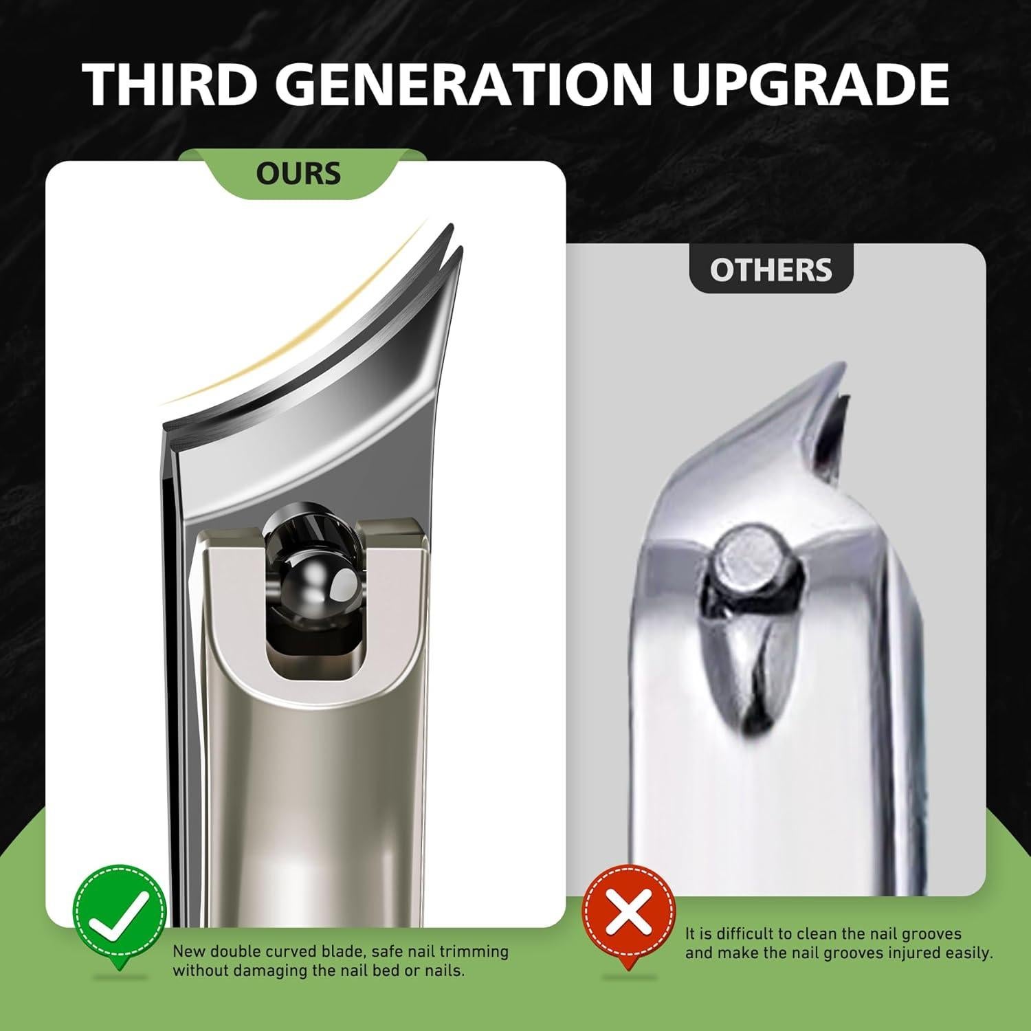 Cortauñas para Uñas Encarnadas BALUCA Inclinados Acero Inoxidable