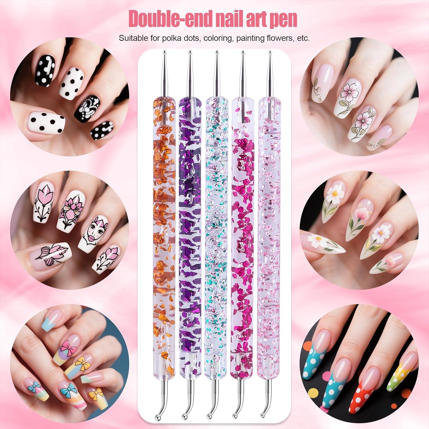 Kit de Pinceles de Arte de Uñas Artdone 32 Piezas con Herramientas