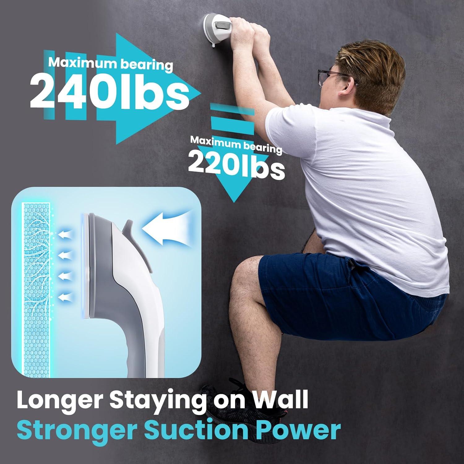 Barra de Ducha TAILI 30.48 cm Gris para Seguridad en Baño