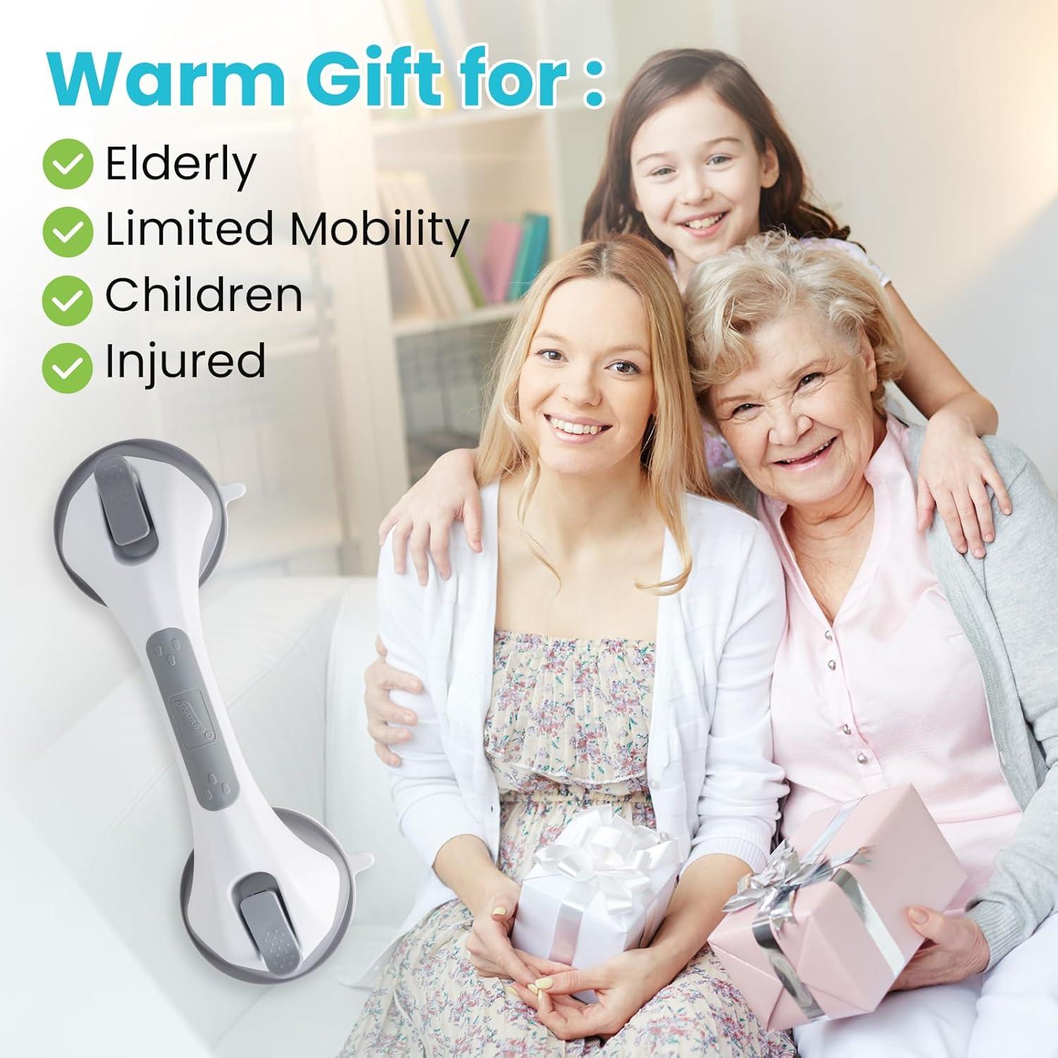 Barra de Ducha TAILI 30.48 cm Gris para Seguridad en Baño