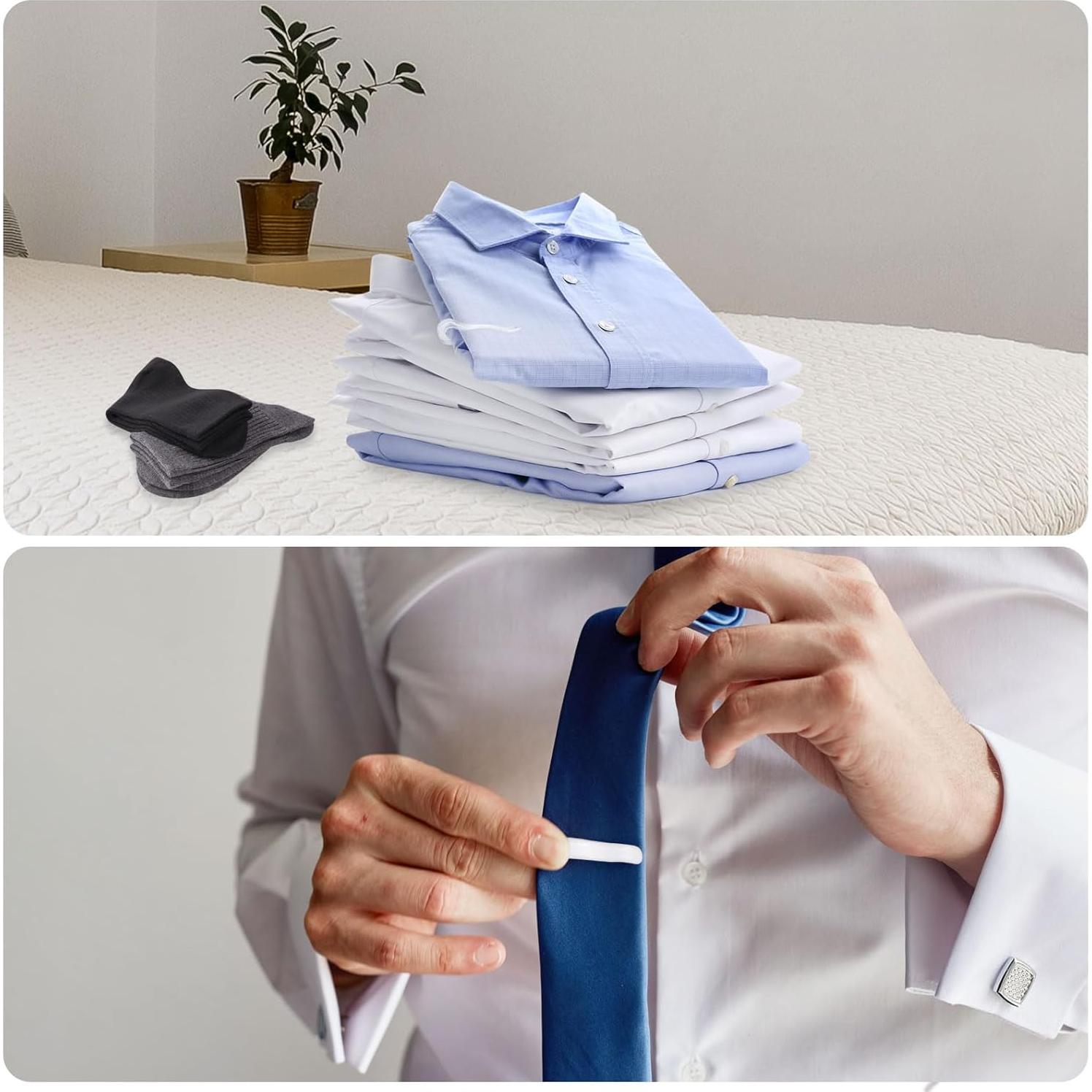 100 Clips de Cocodrilo de Plástico Transparente uxcell 36x11.2mm